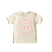 Jesus Loves You Smiley Youth Tee