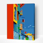 Beautiful Landscape – Paint By Numbers Kit | Artwille | 14x18 Inch Canvas