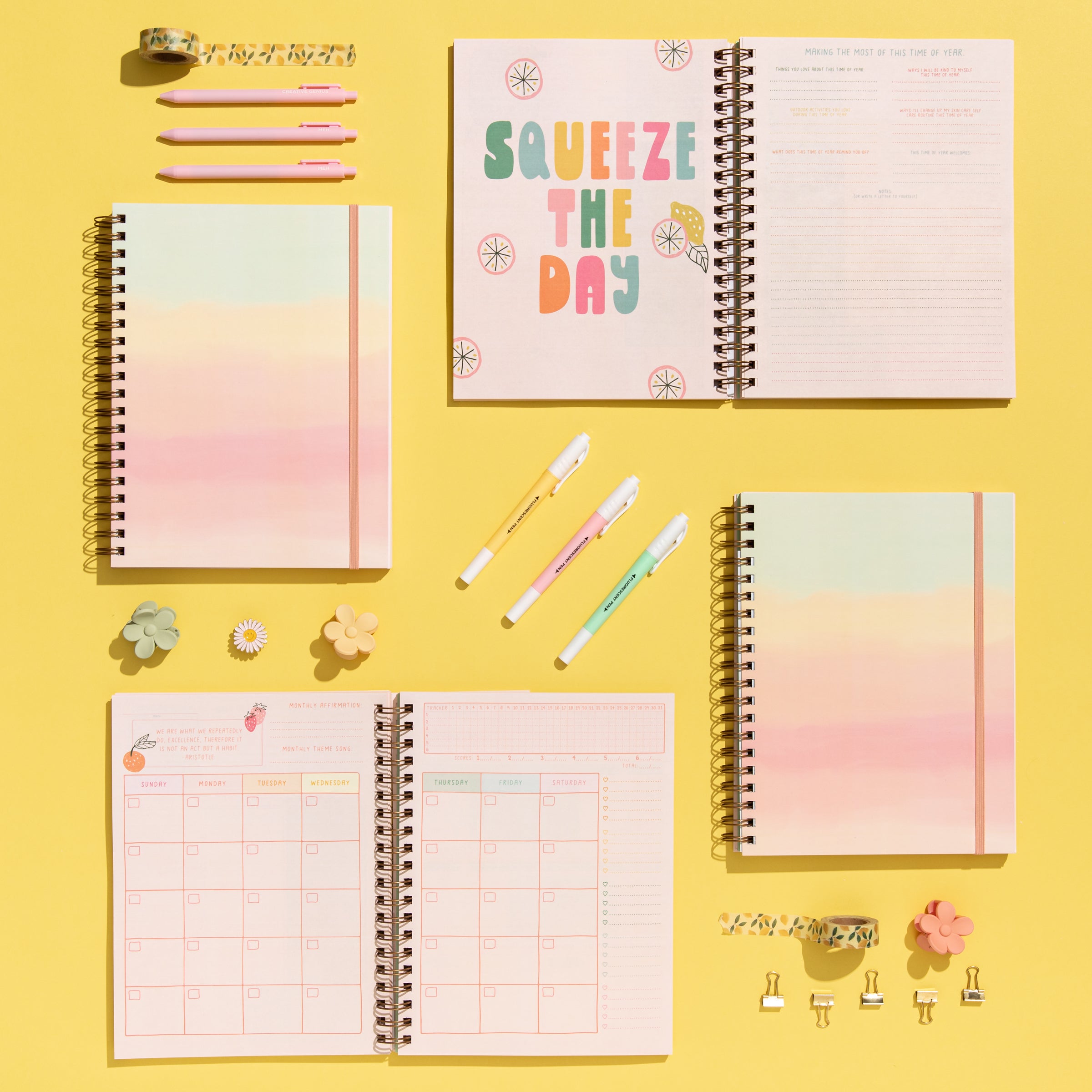 Undated Perpetual Goal Setting Planner