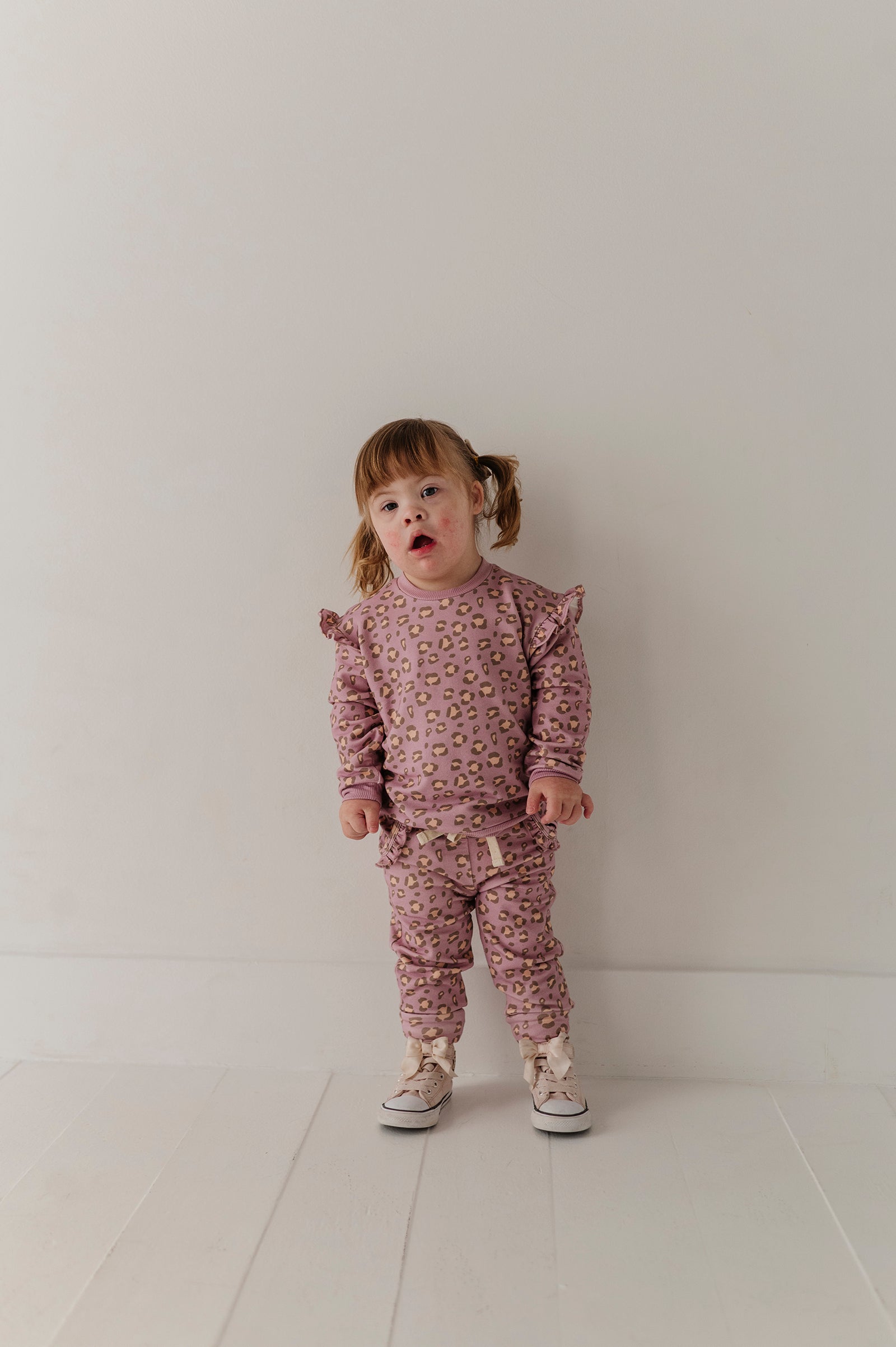 Girls Joggers In Cheetah