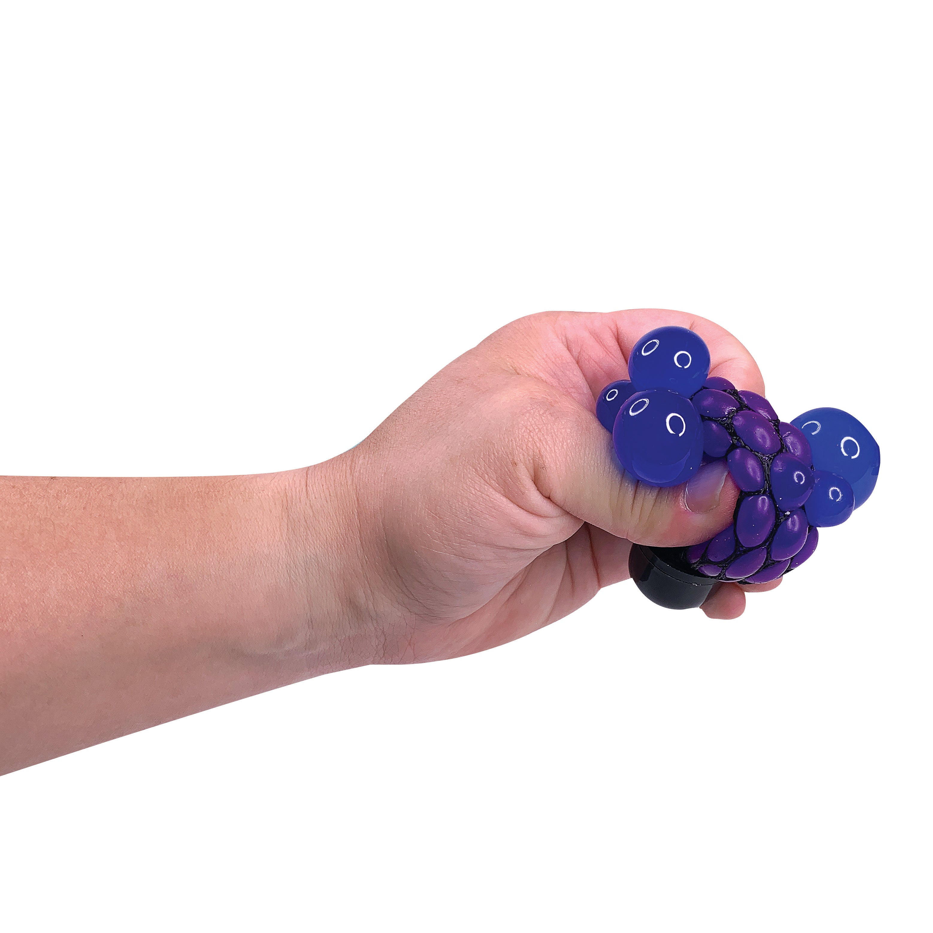 Rainbow Mesh Squeeze Balls - 24 Per Display