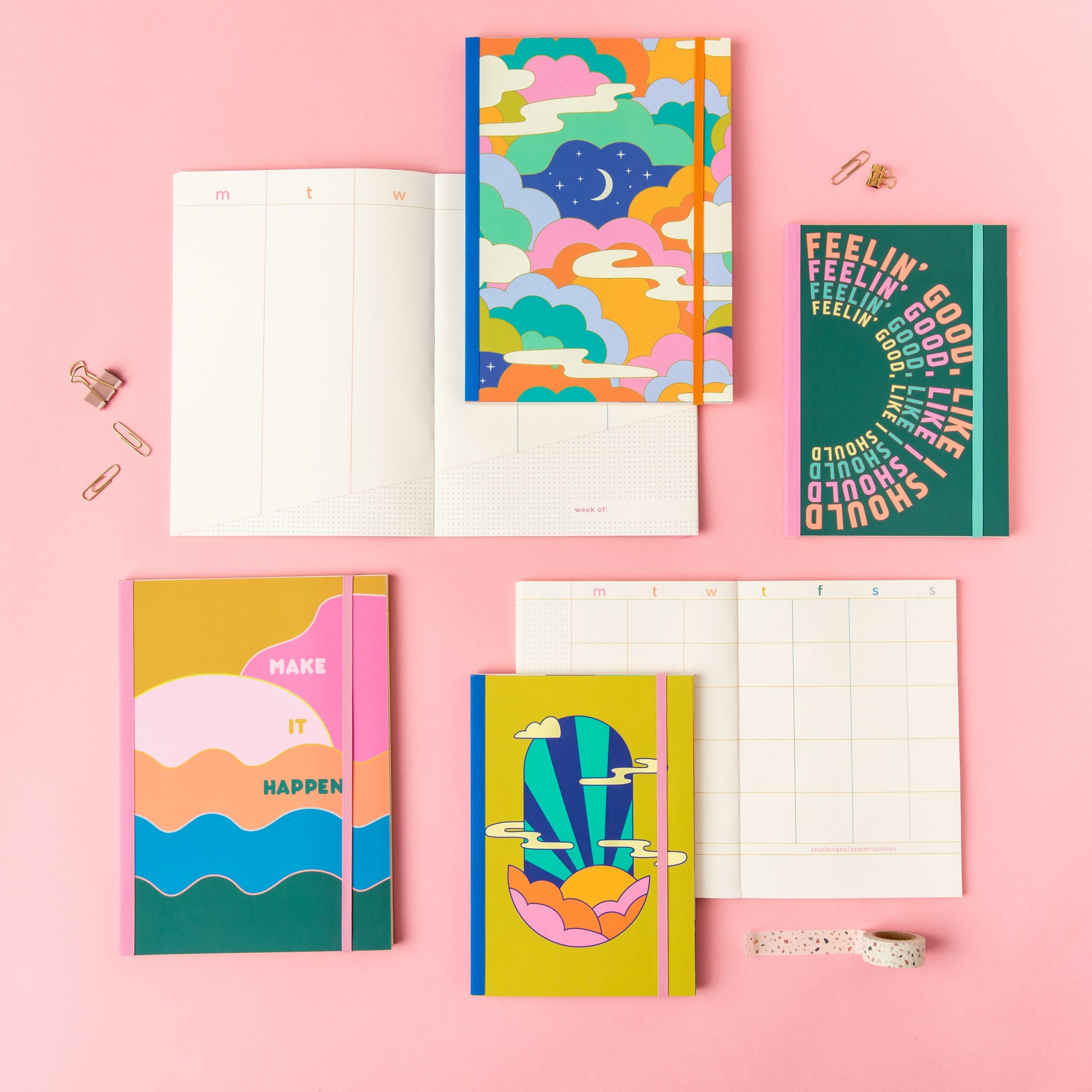 Undated Perpetual Planner - Clean & Colorful