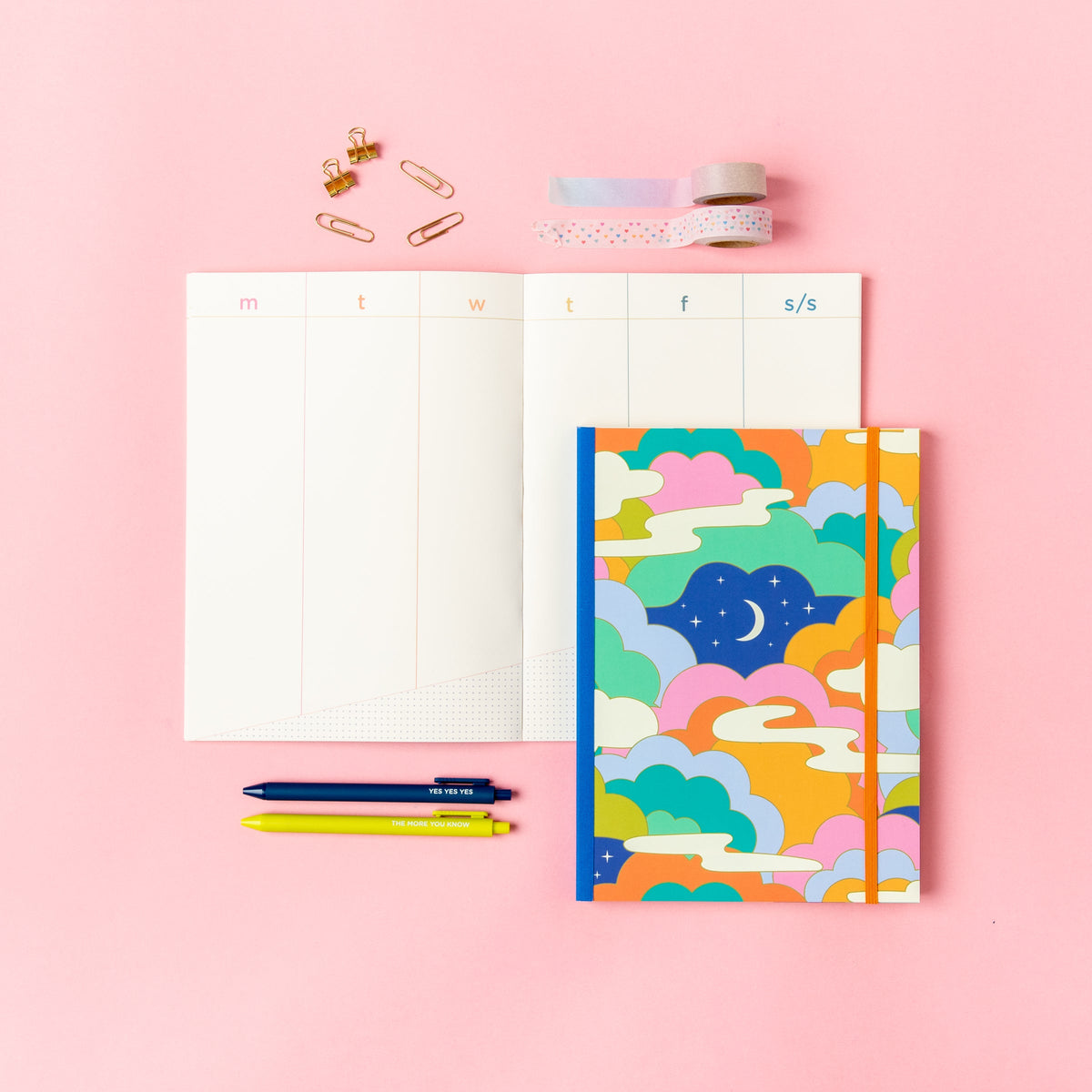 Undated Perpetual Planner - Clean & Colorful