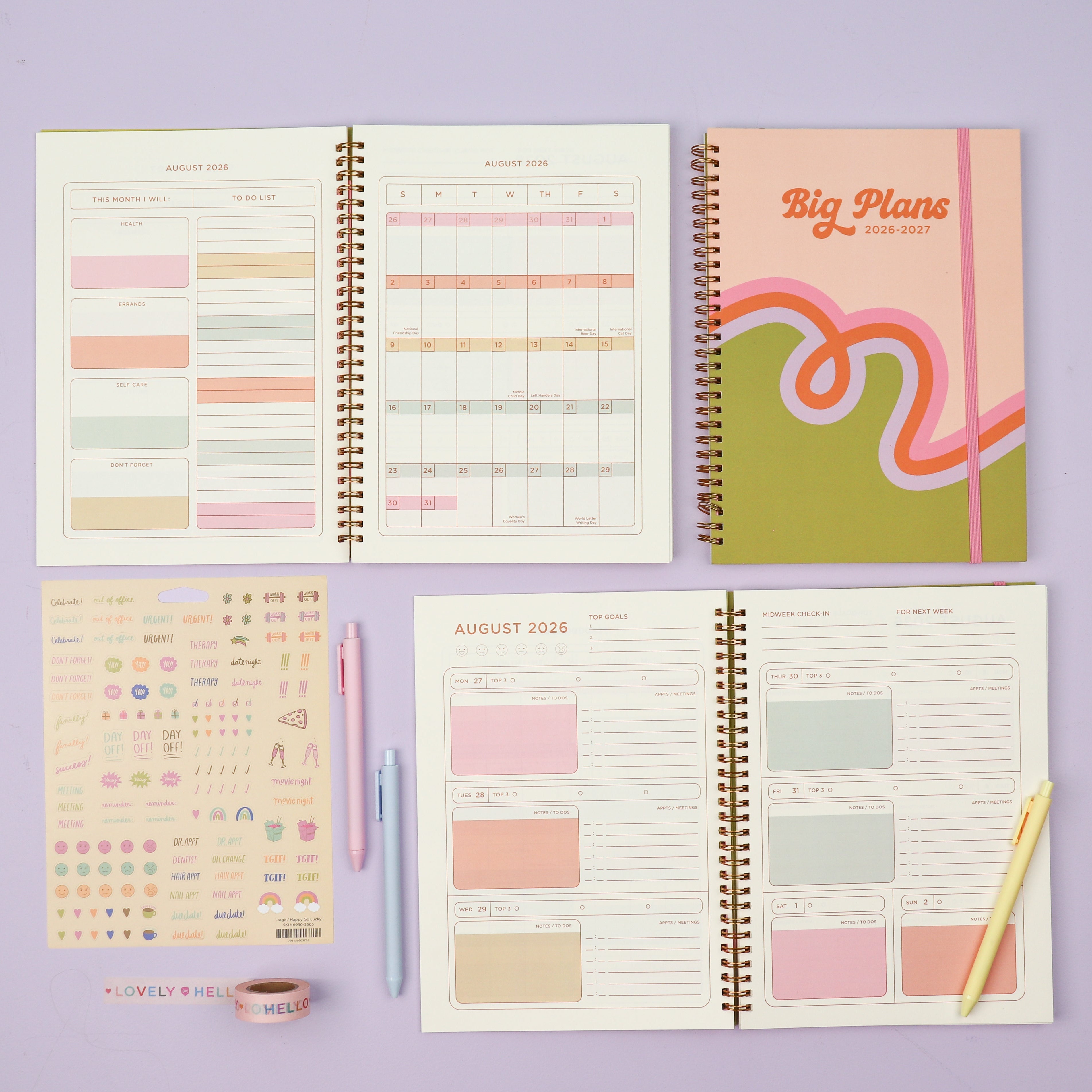 2026-2027 Dated Academic Planners
