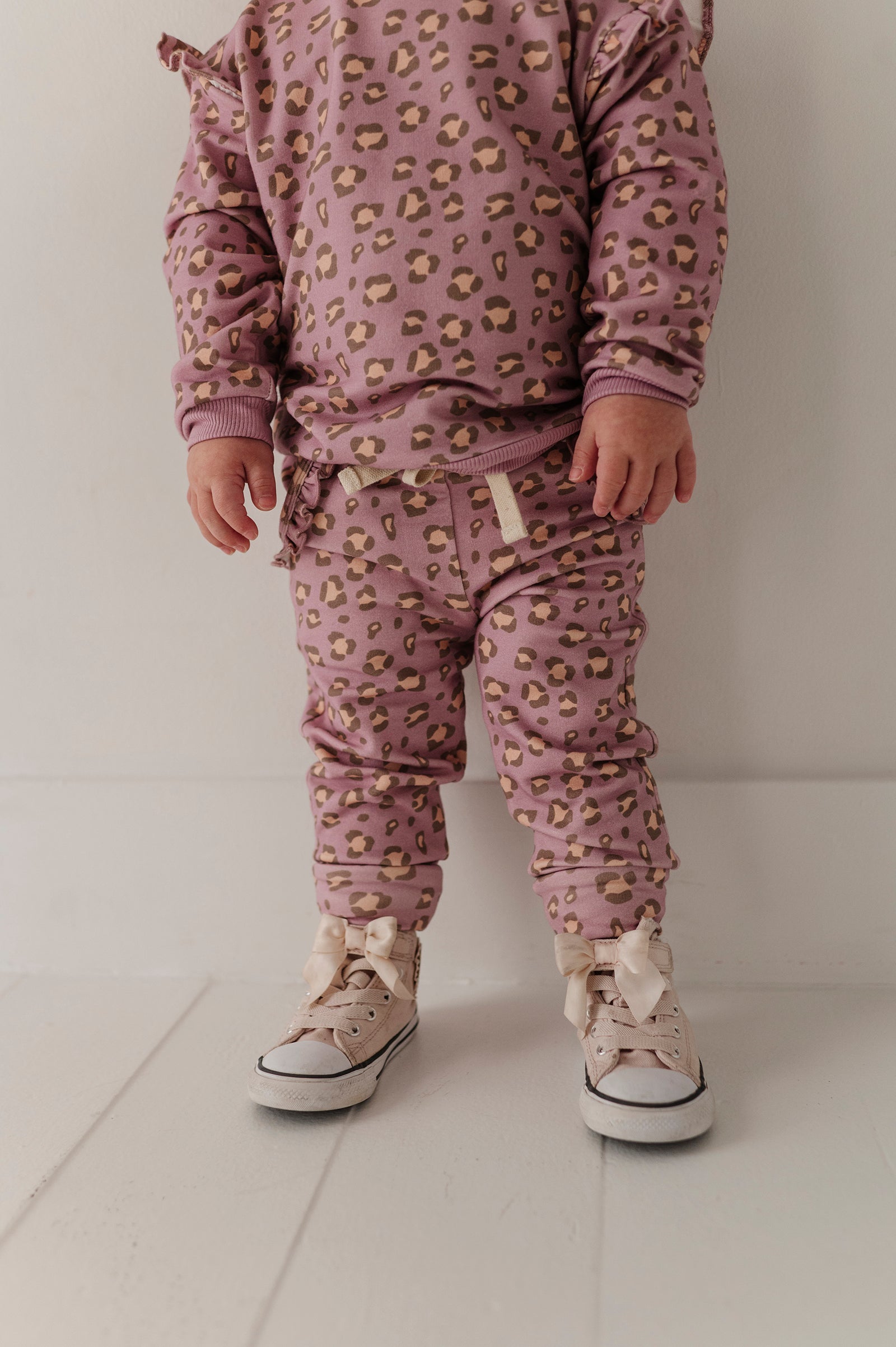 Girls Joggers In Cheetah