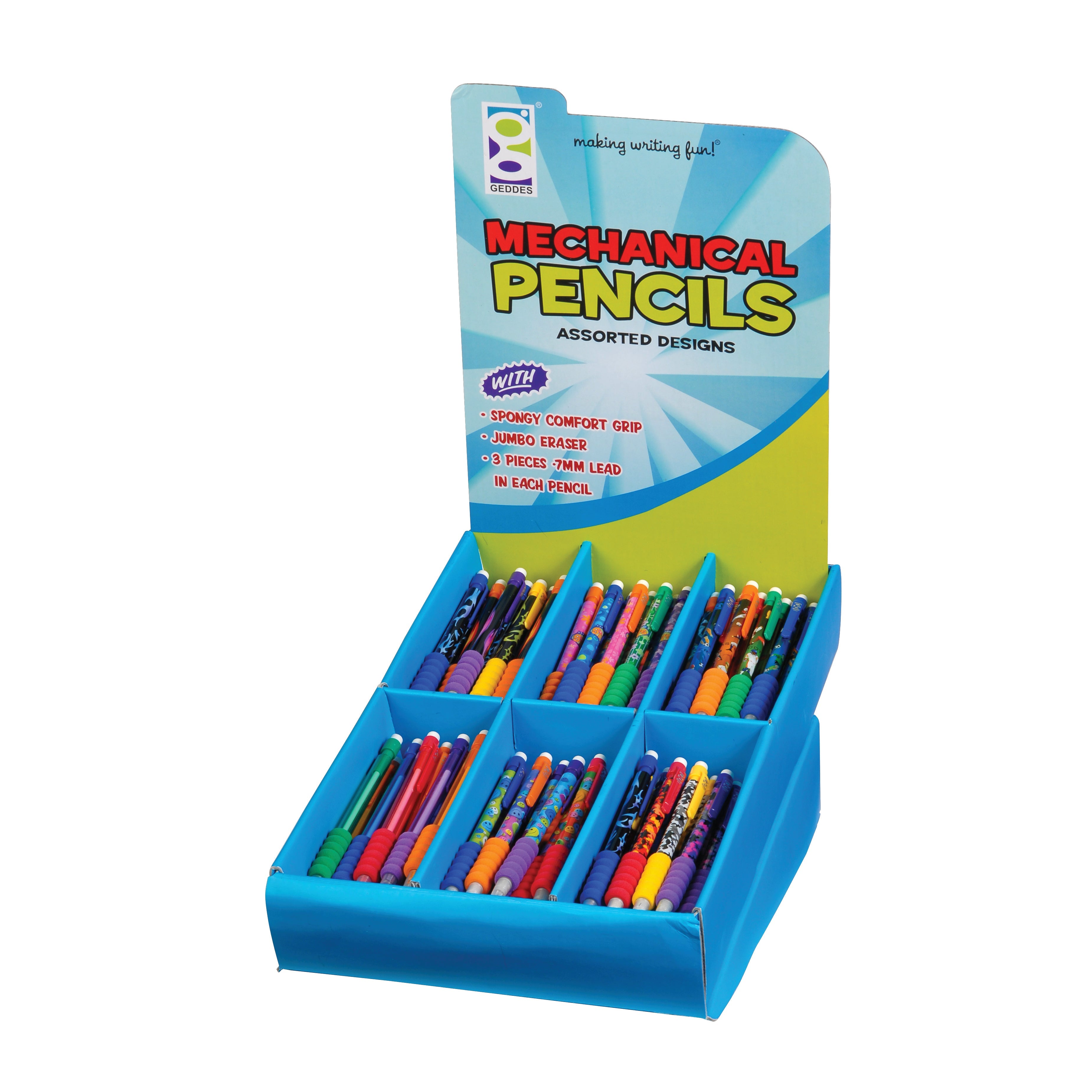 0.7 Mm Mechanical Pencil Super Assortment - 120 Per Display