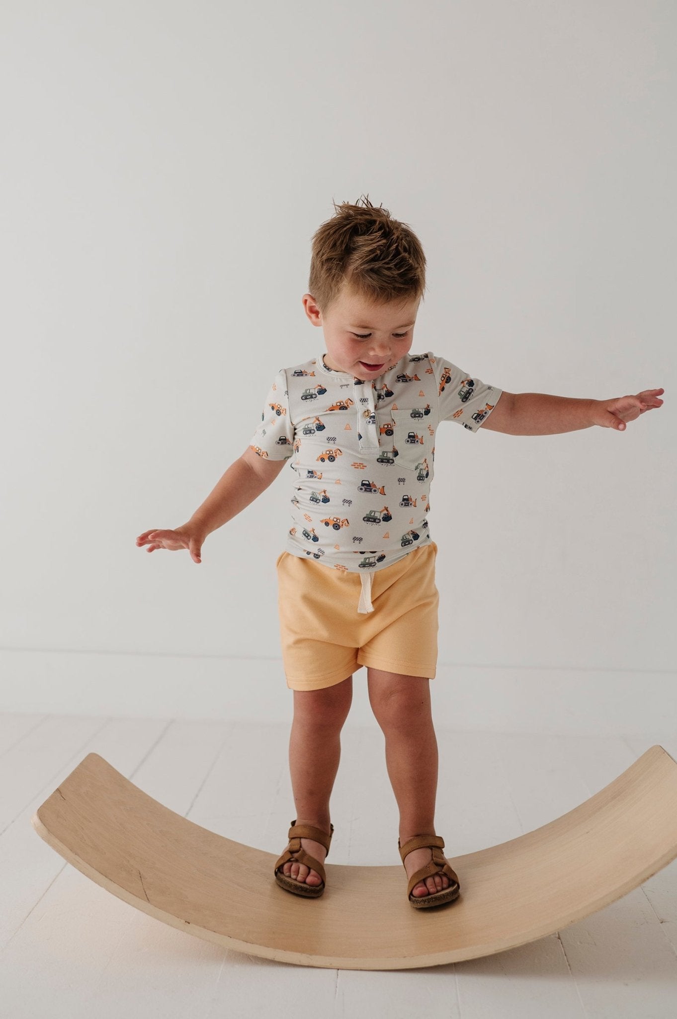 Boy's Short Sleeve Henley Shirt