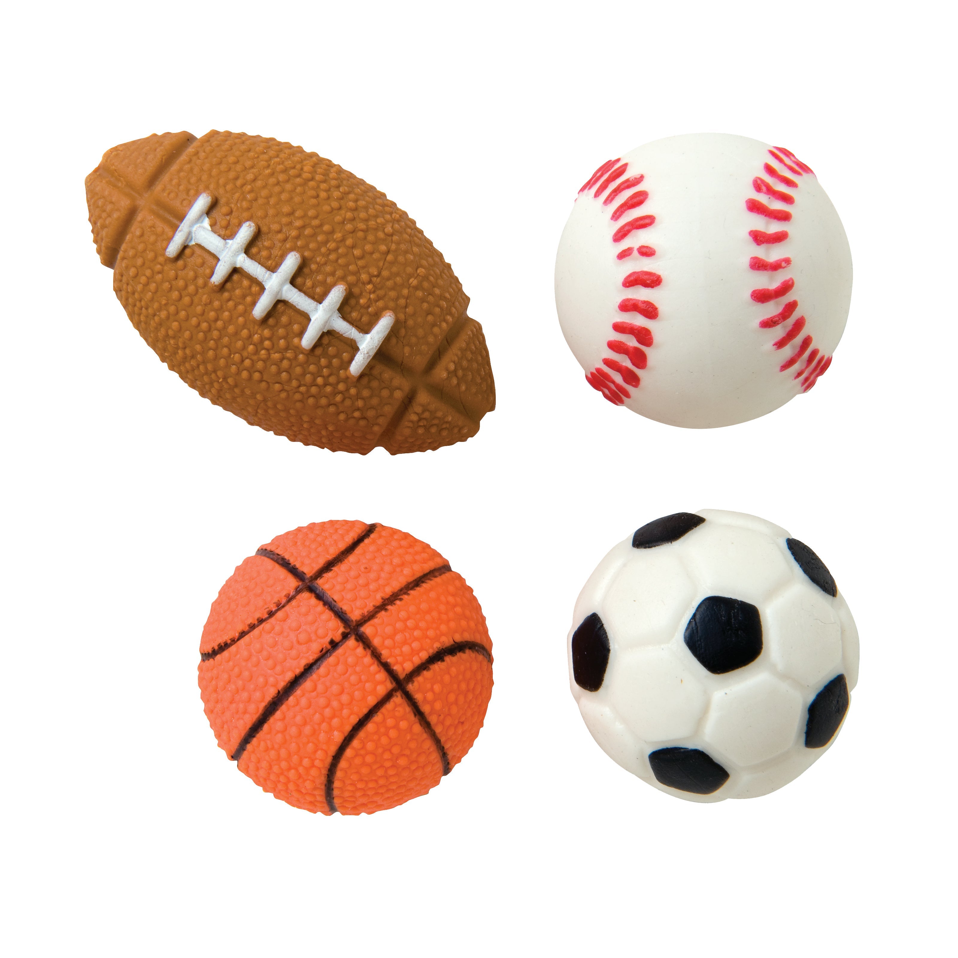 Sports Ball Erasers - 48 Per Bag