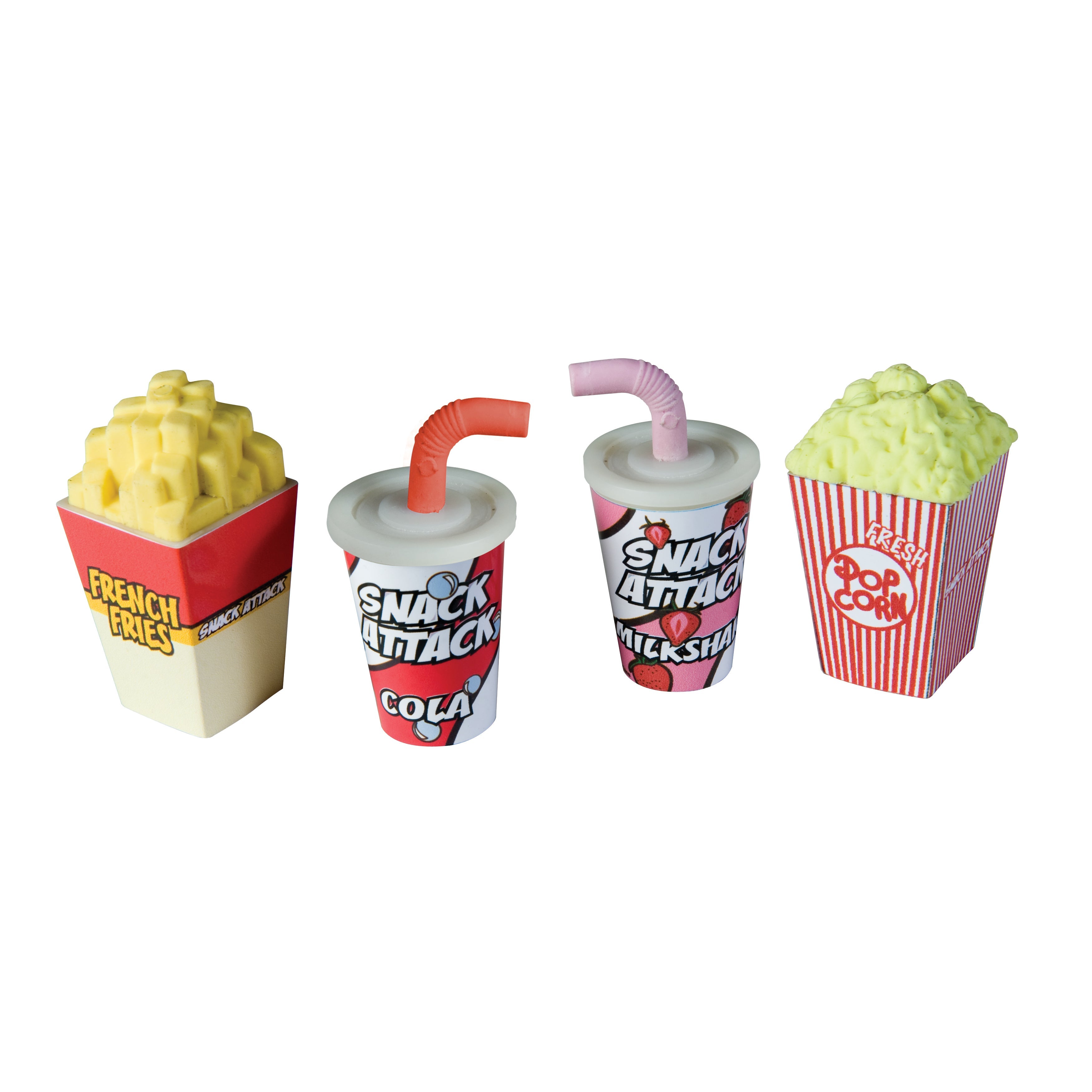 Snack Attack Scented Pencil Sharpener And Eraser