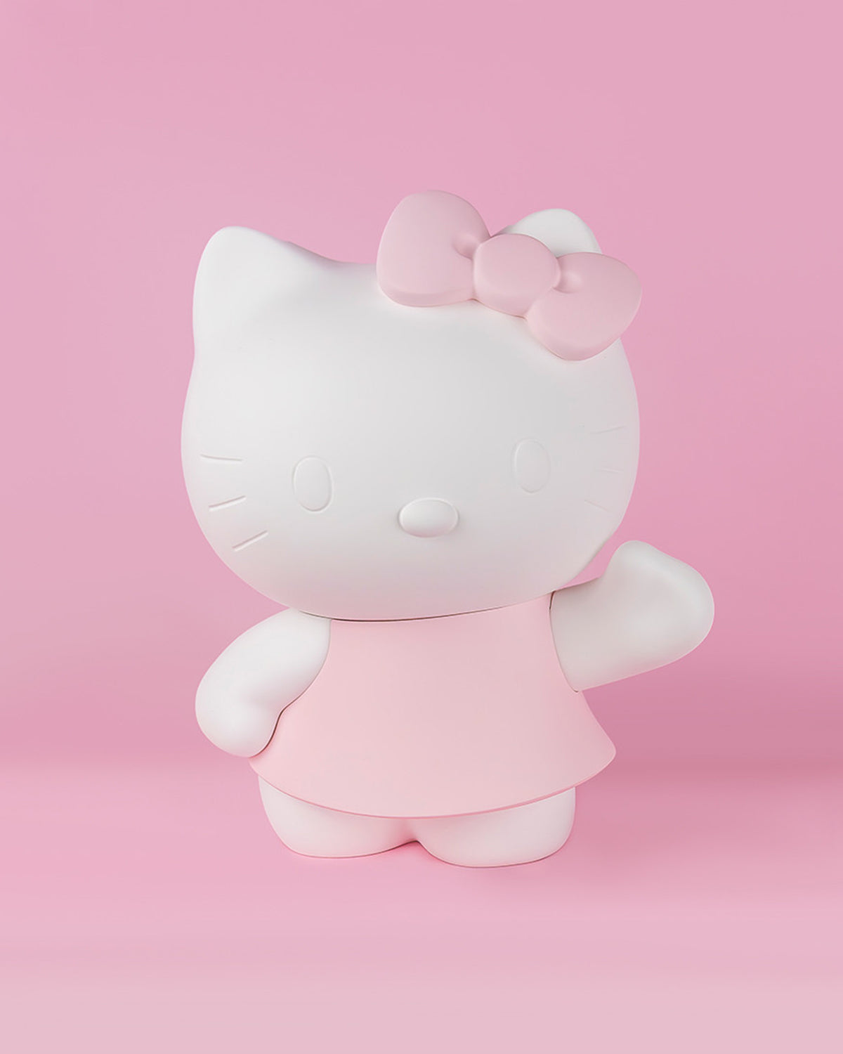 Hello Kitty Robe Matt White & Pastel Pink Dress 10.5in