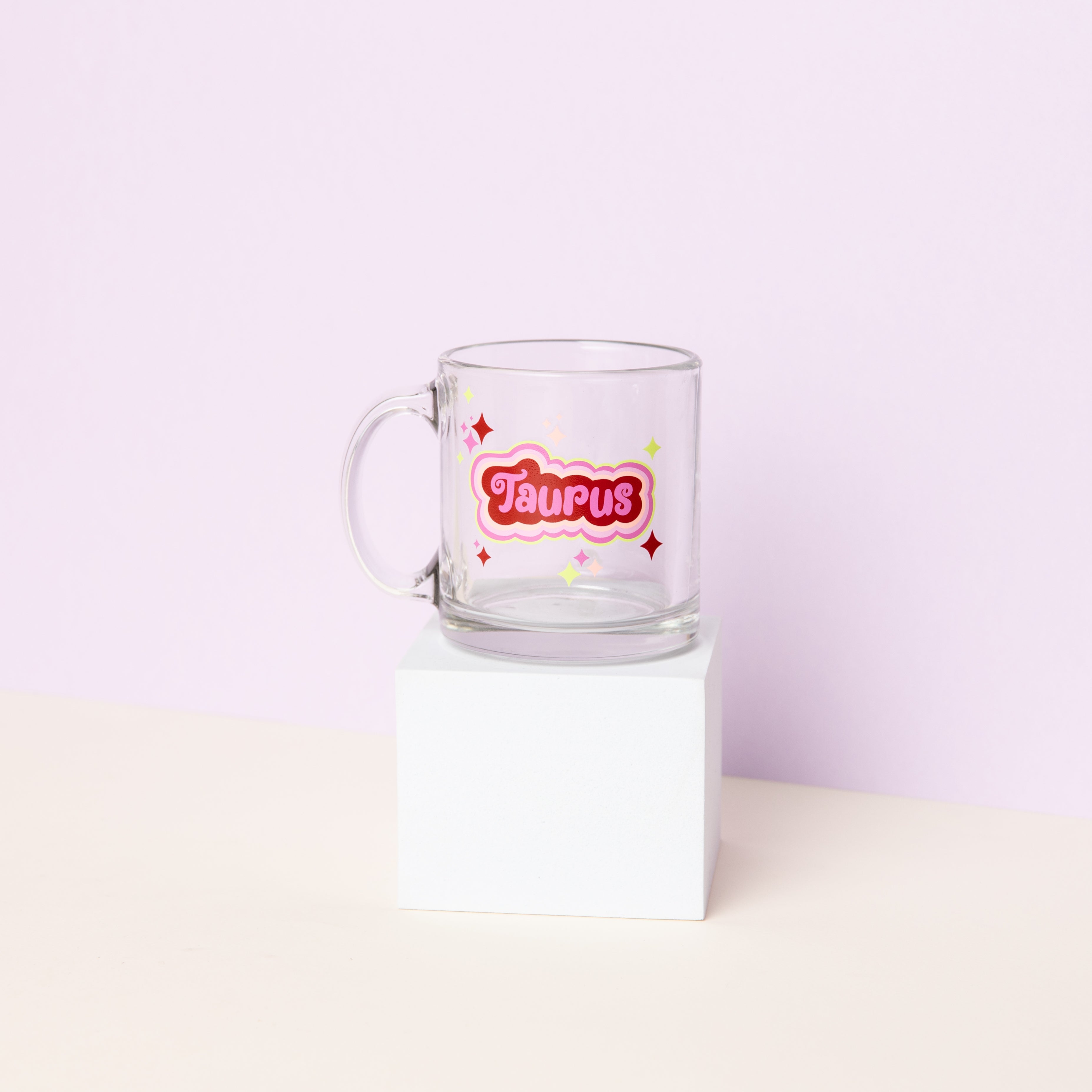 Astrology Clear Glass Mug