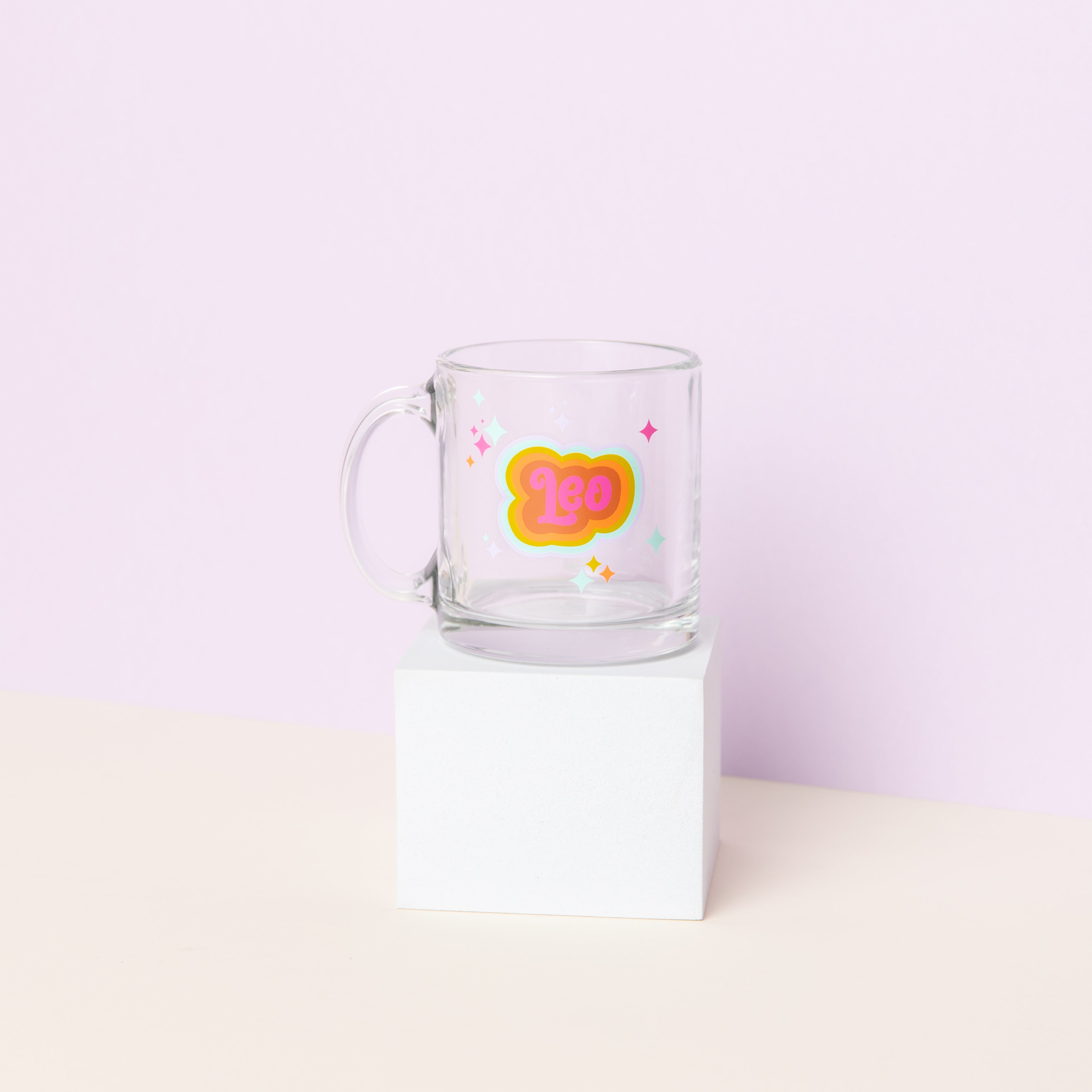 Astrology Clear Glass Mug