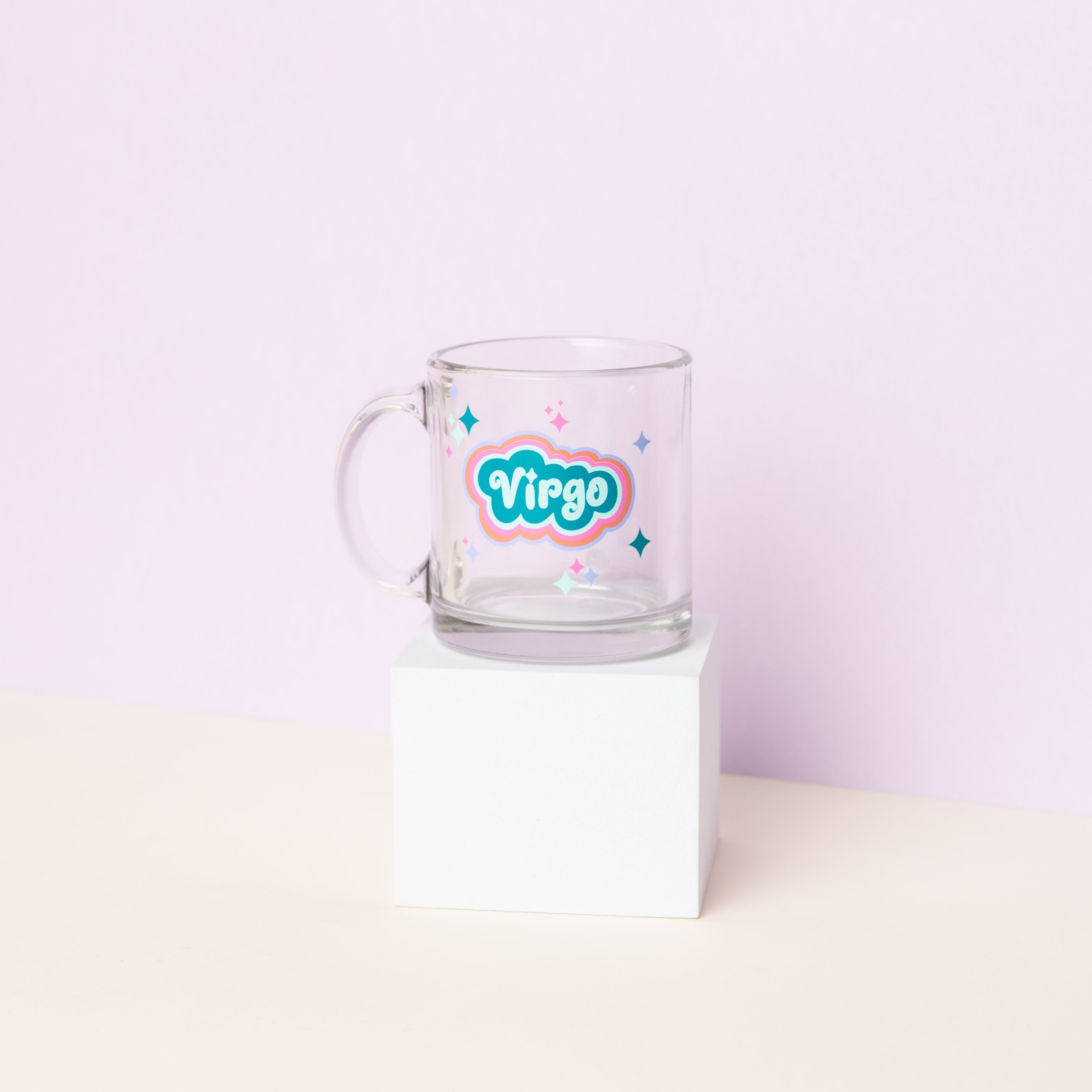 Astrology Clear Glass Mug