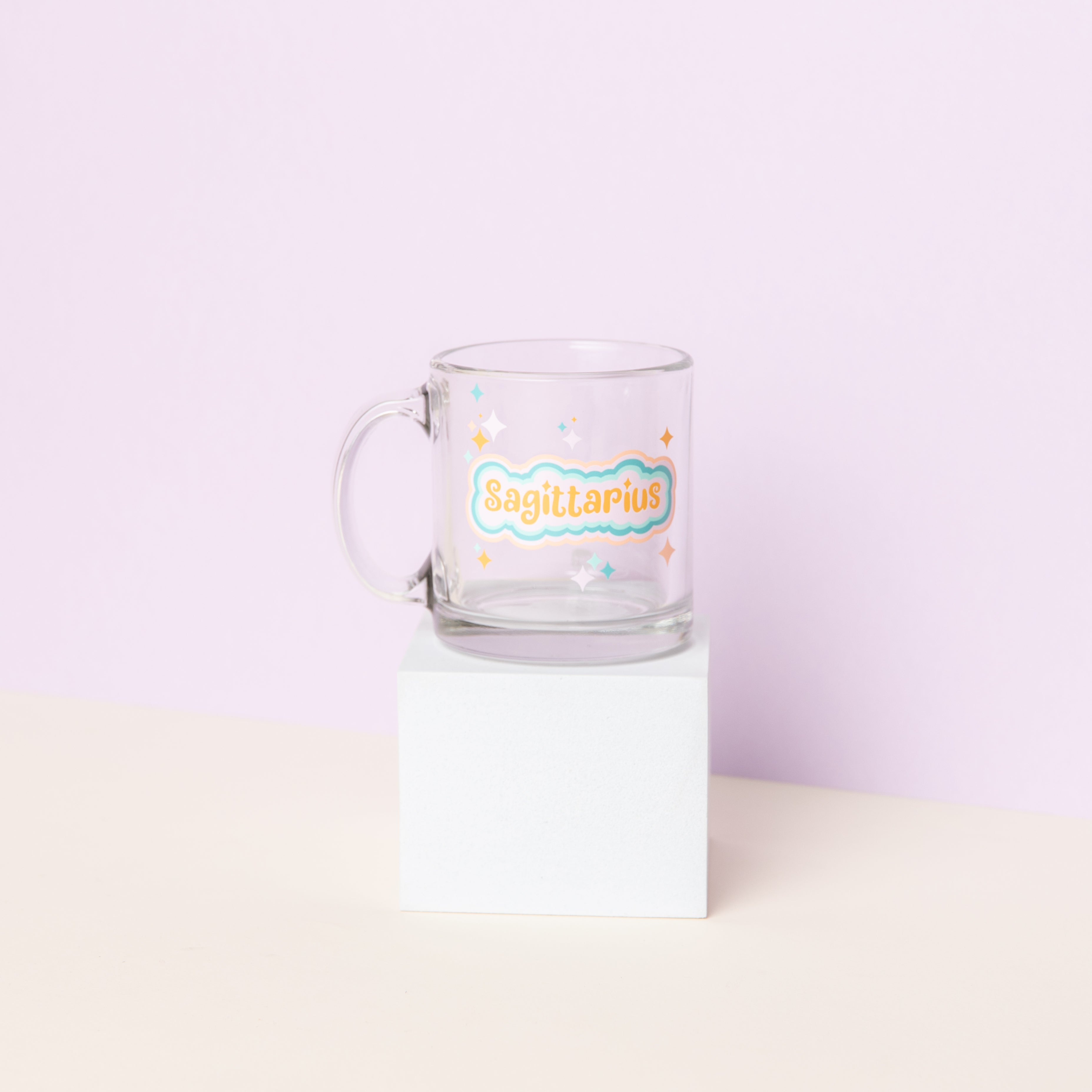 Astrology Clear Glass Mug