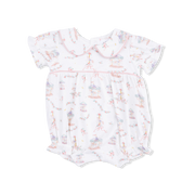 Carousel With Bows - Classic Puff Sleeve Babydoll Bubble
