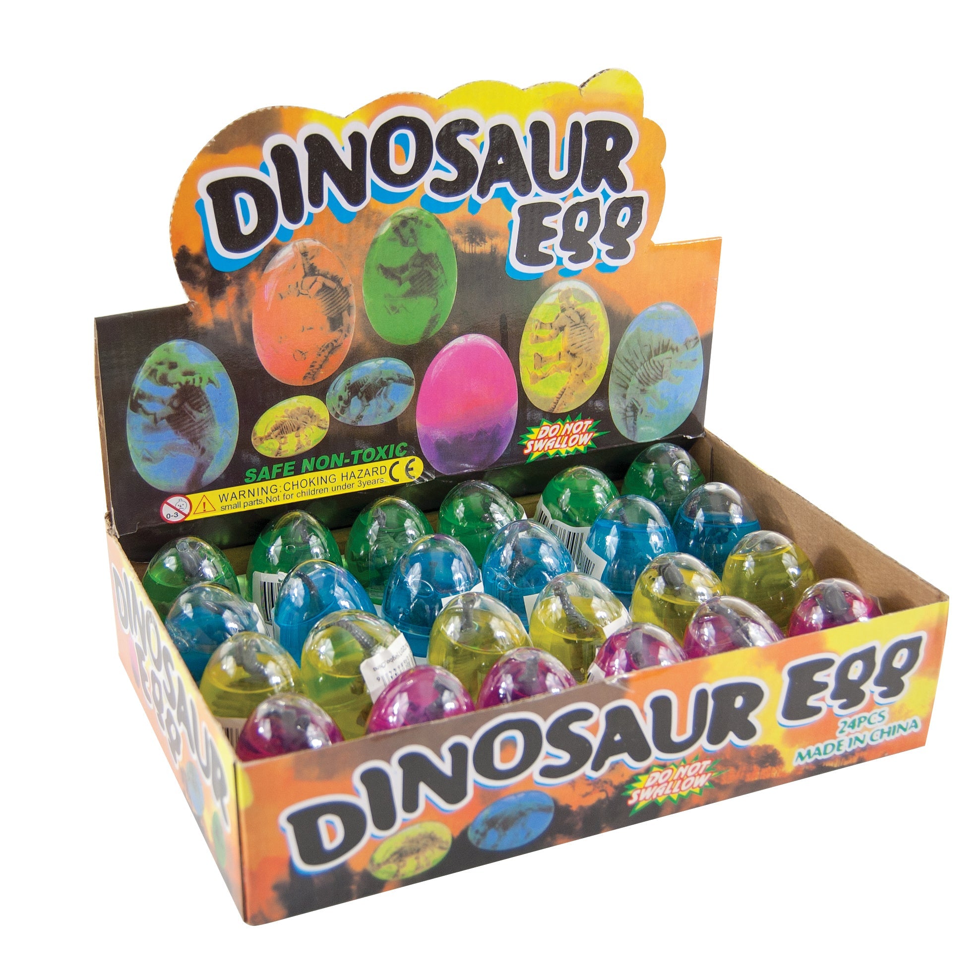 Dinosaur Egg Putty - 24 Per Display