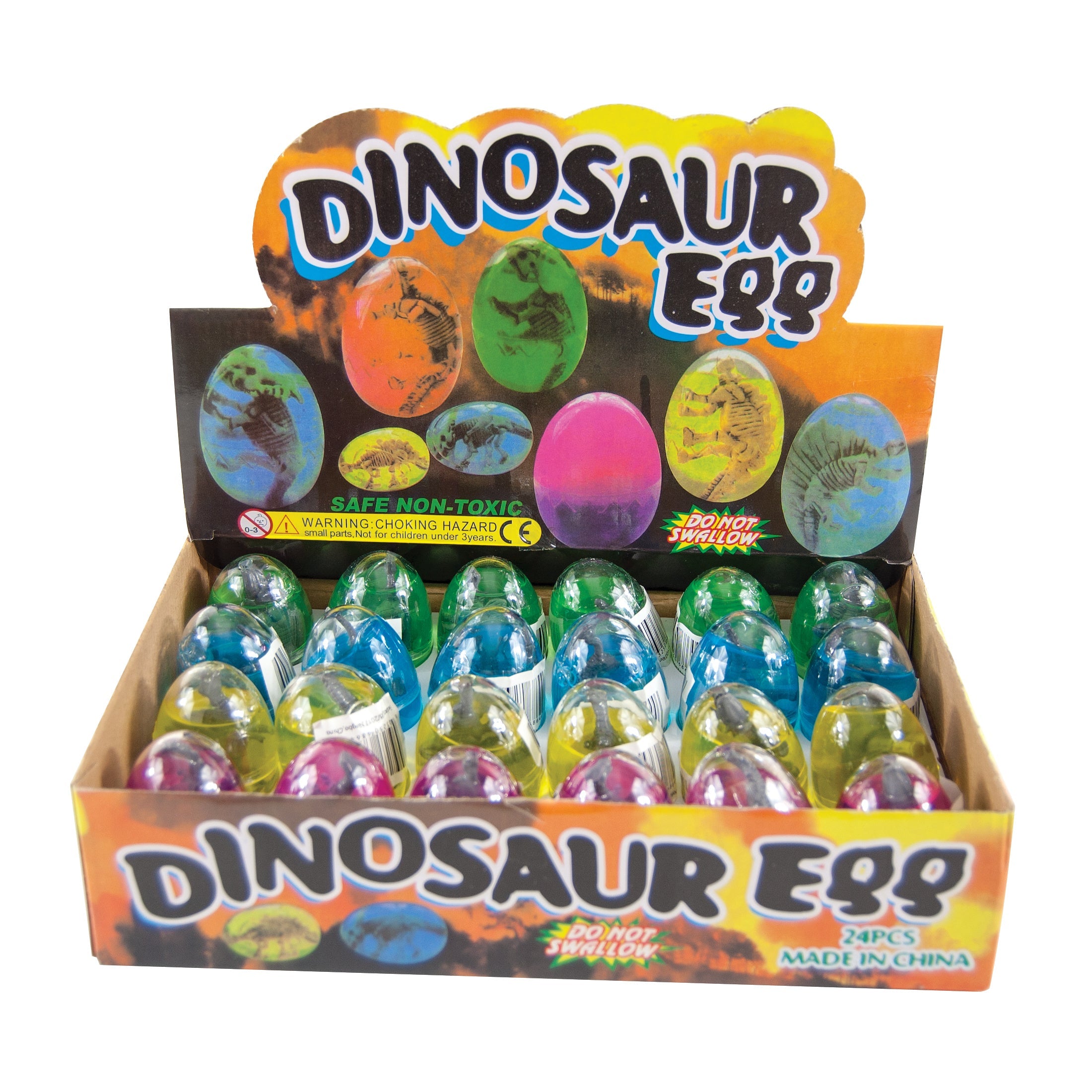Dinosaur Egg Putty - 24 Per Display
