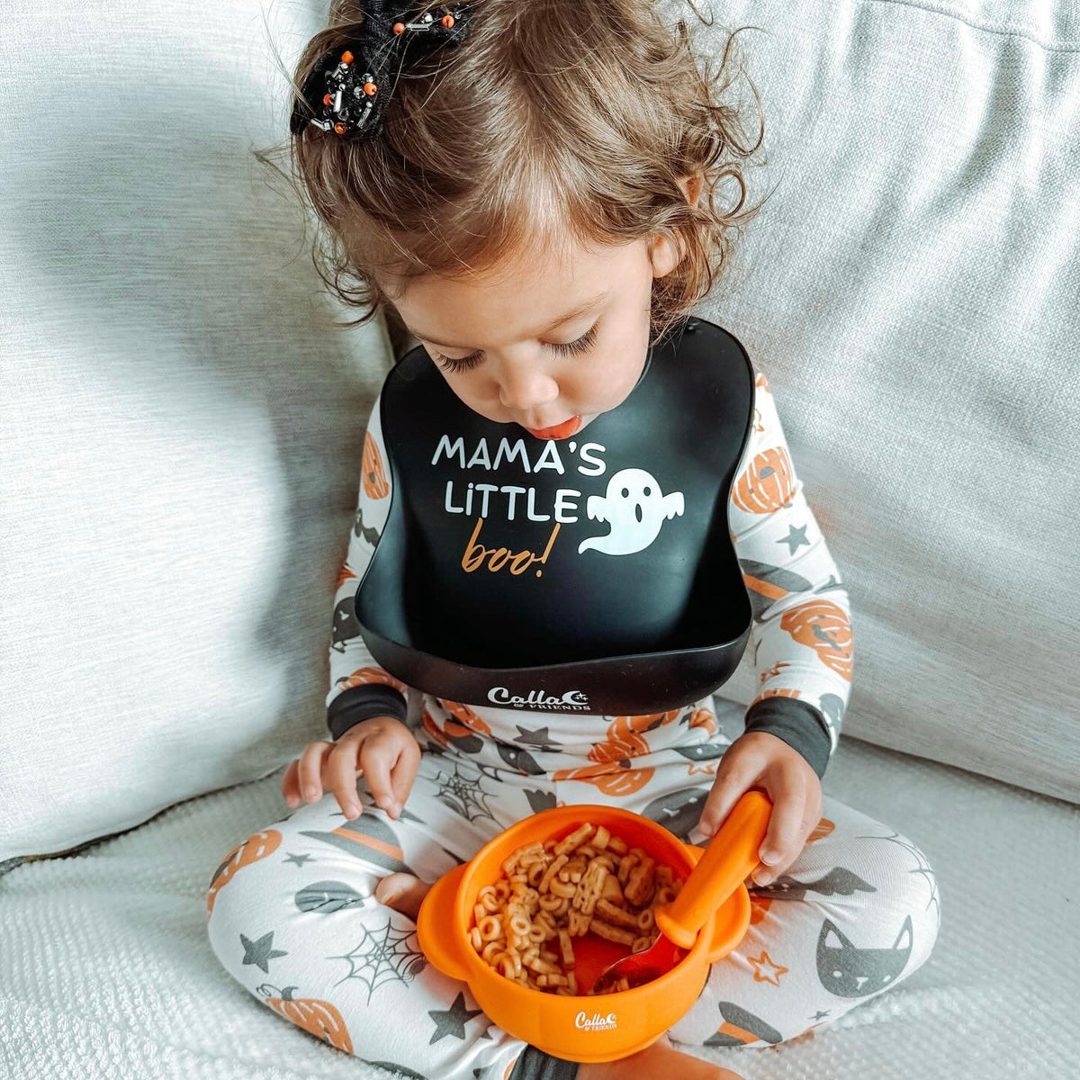 The Pumpkin Patch Suction Bowl