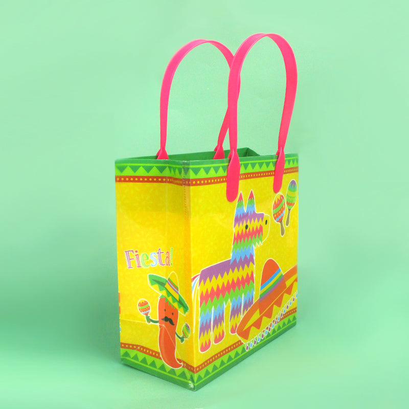 Fiesta Themed Party Favor Bags Treat Bags - Set Of 6 Or 12