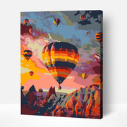 Flight Over The Rocks – Paint By Numbers Kit | Artwille | 14x18 Inch Canvas