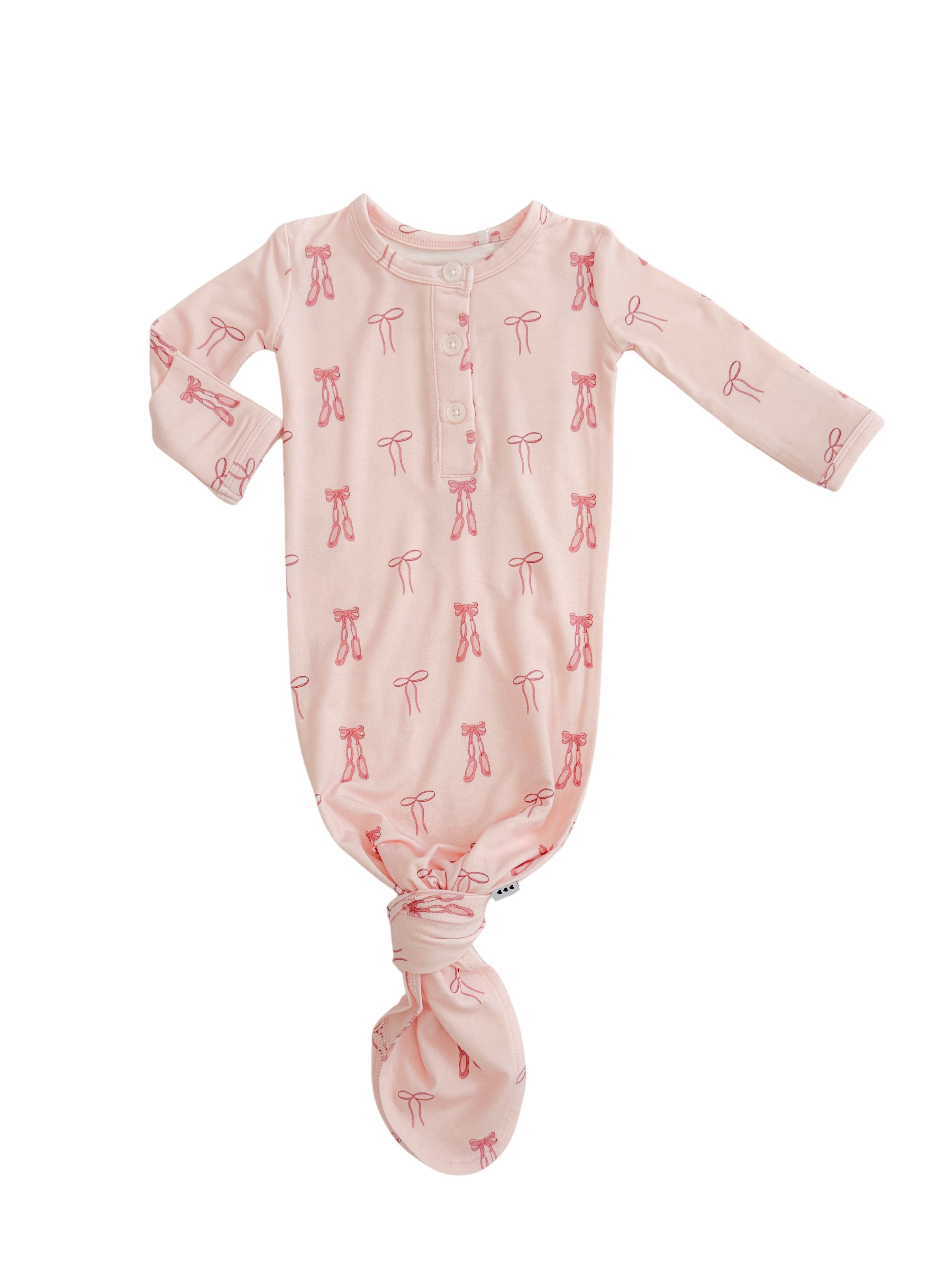 Ballet Blush Knotted Gown