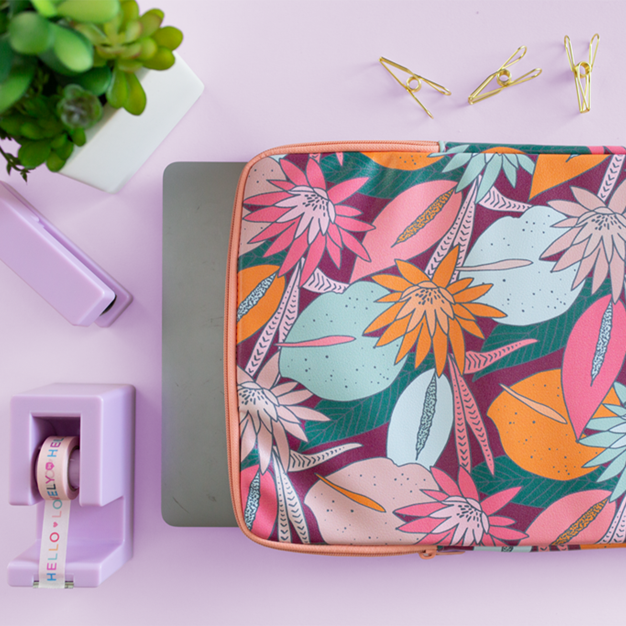Floral Nights Laptop Sleeve