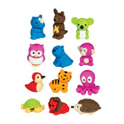 Zoo Life Eraser Display - 288 Per Display