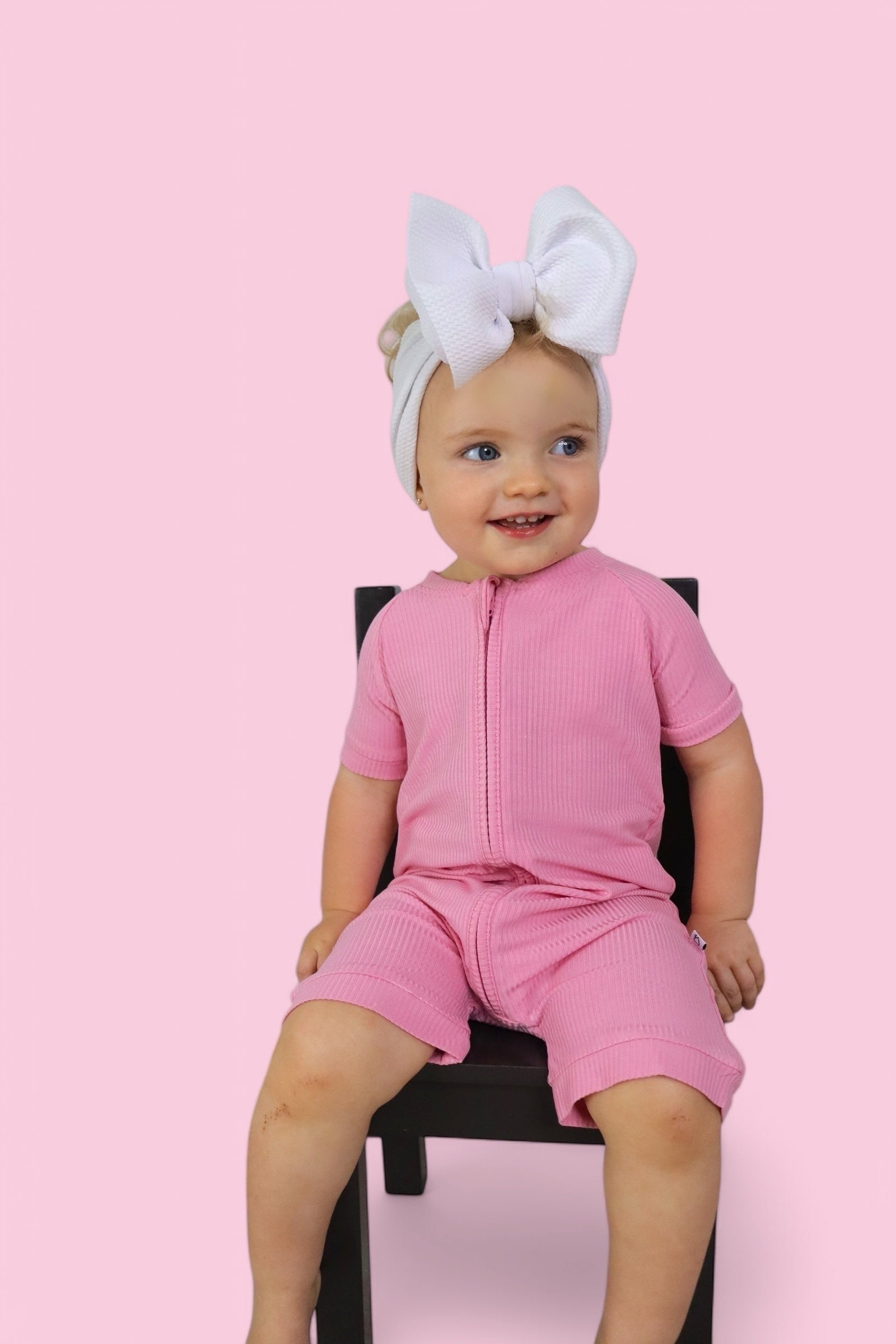 Bella Pink Rib Dream Shortie