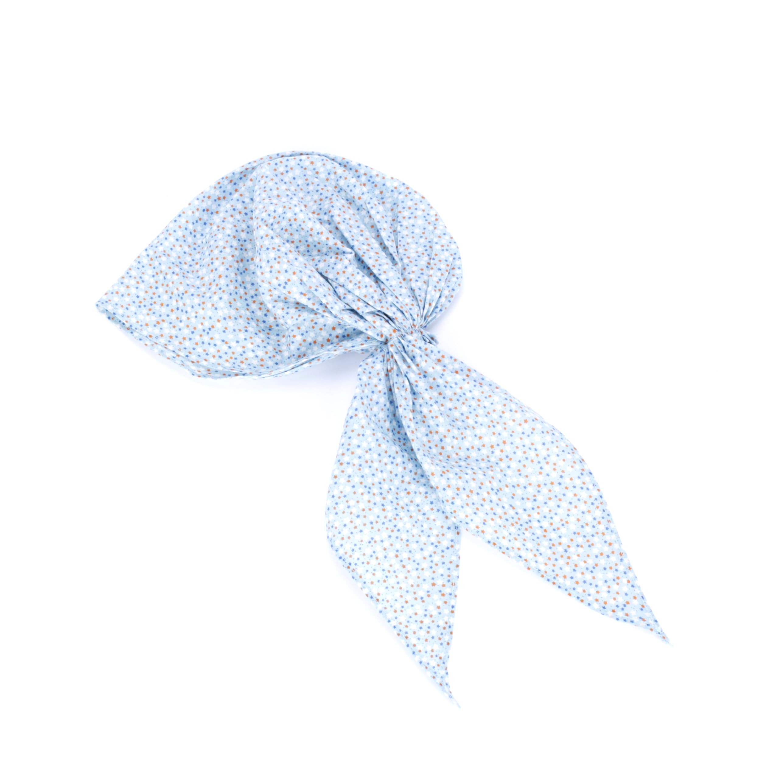 Girls Pre-tied Hair Bandana Head Scarf - Kids Age 3-8 Y- Stars Print
