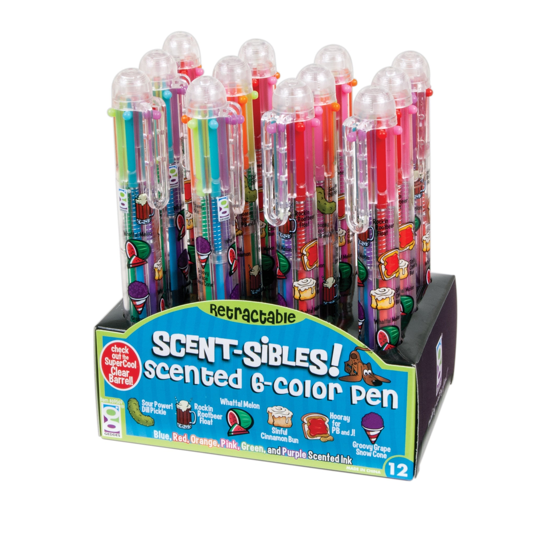 Scent-sibles Scented 6-color Pens