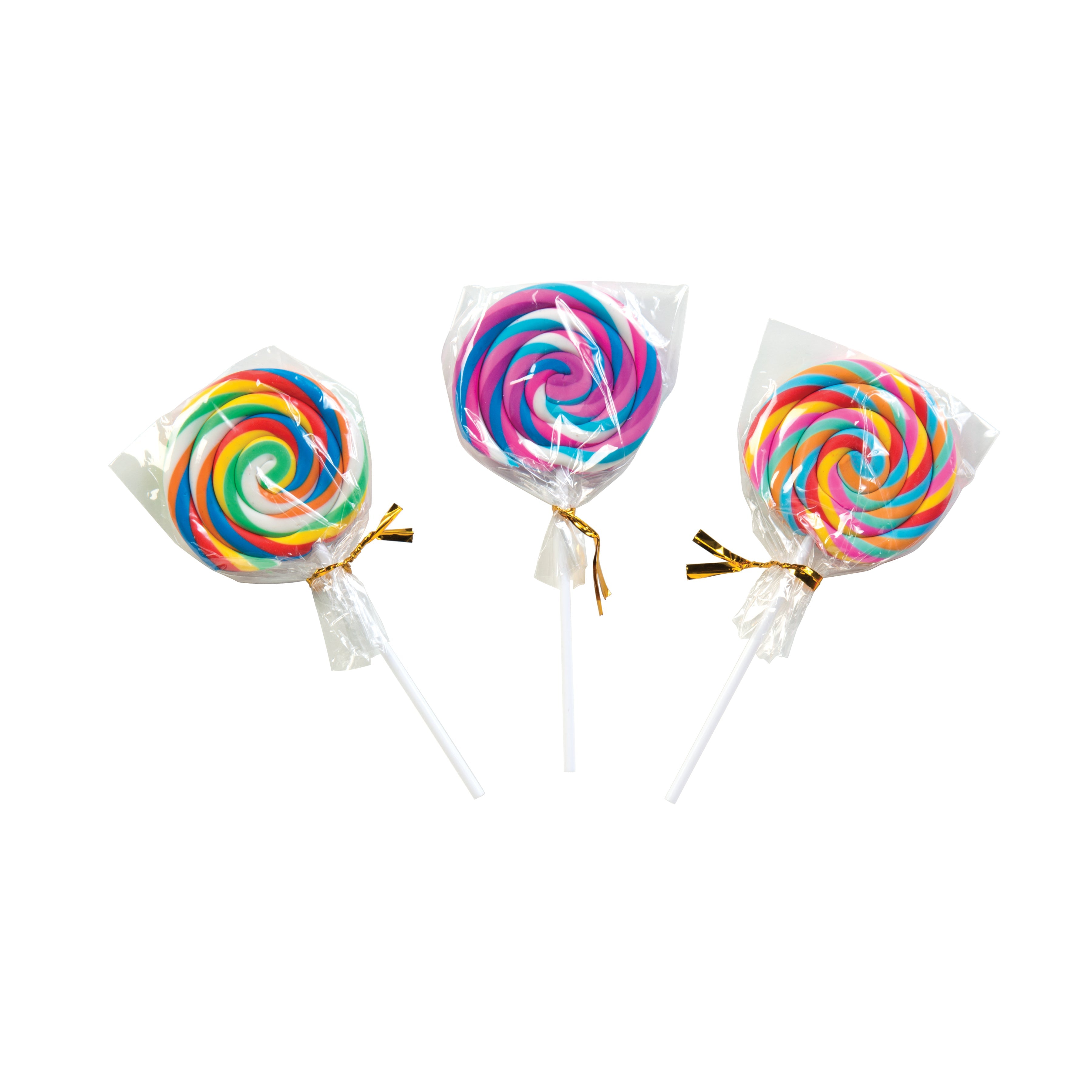 Scented Swirl Pop Erasers - 24 Per Tub