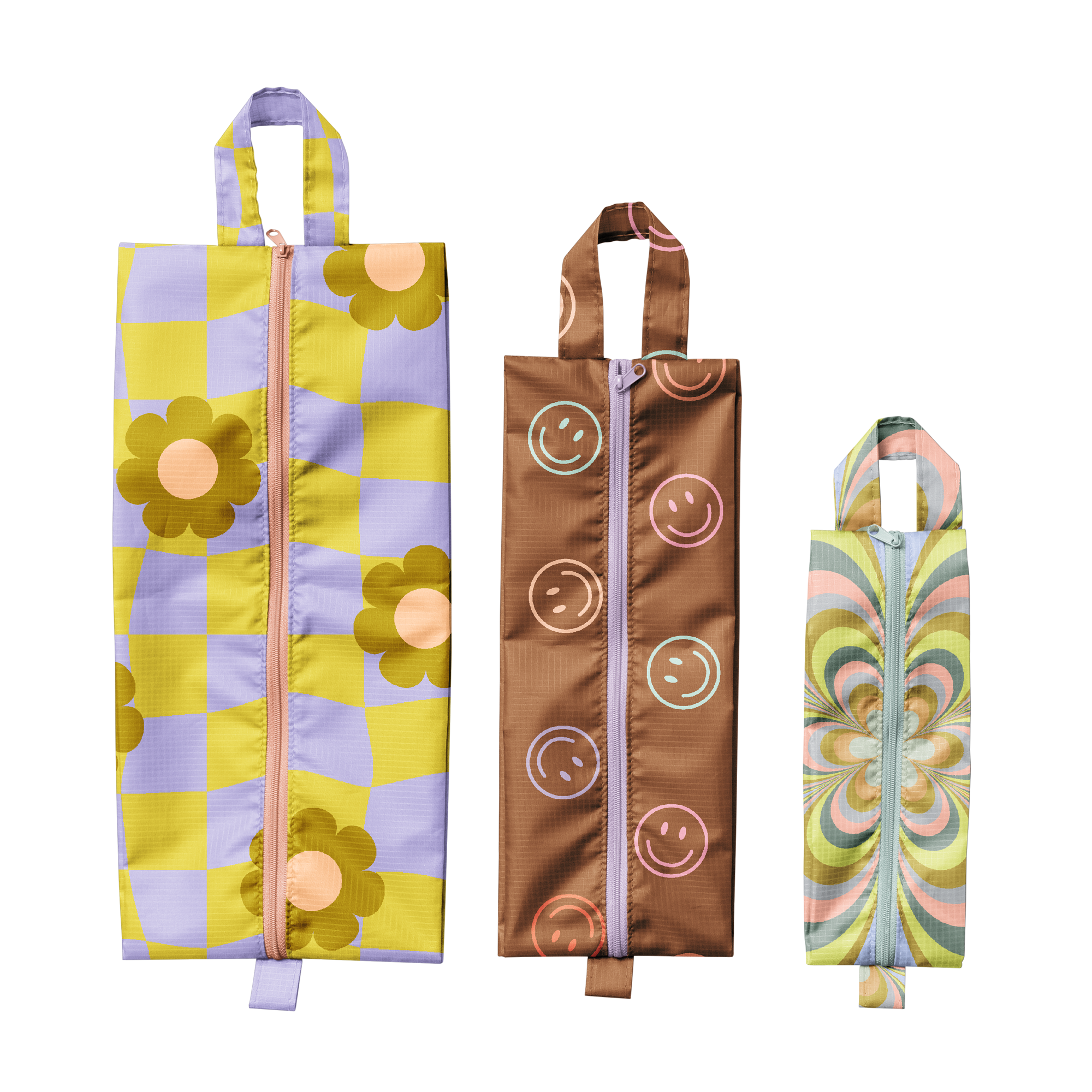 Cool Funky Daisy Packing Pouch Set