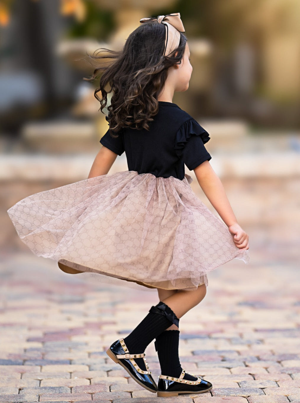 Playful Bow Tutu Dress