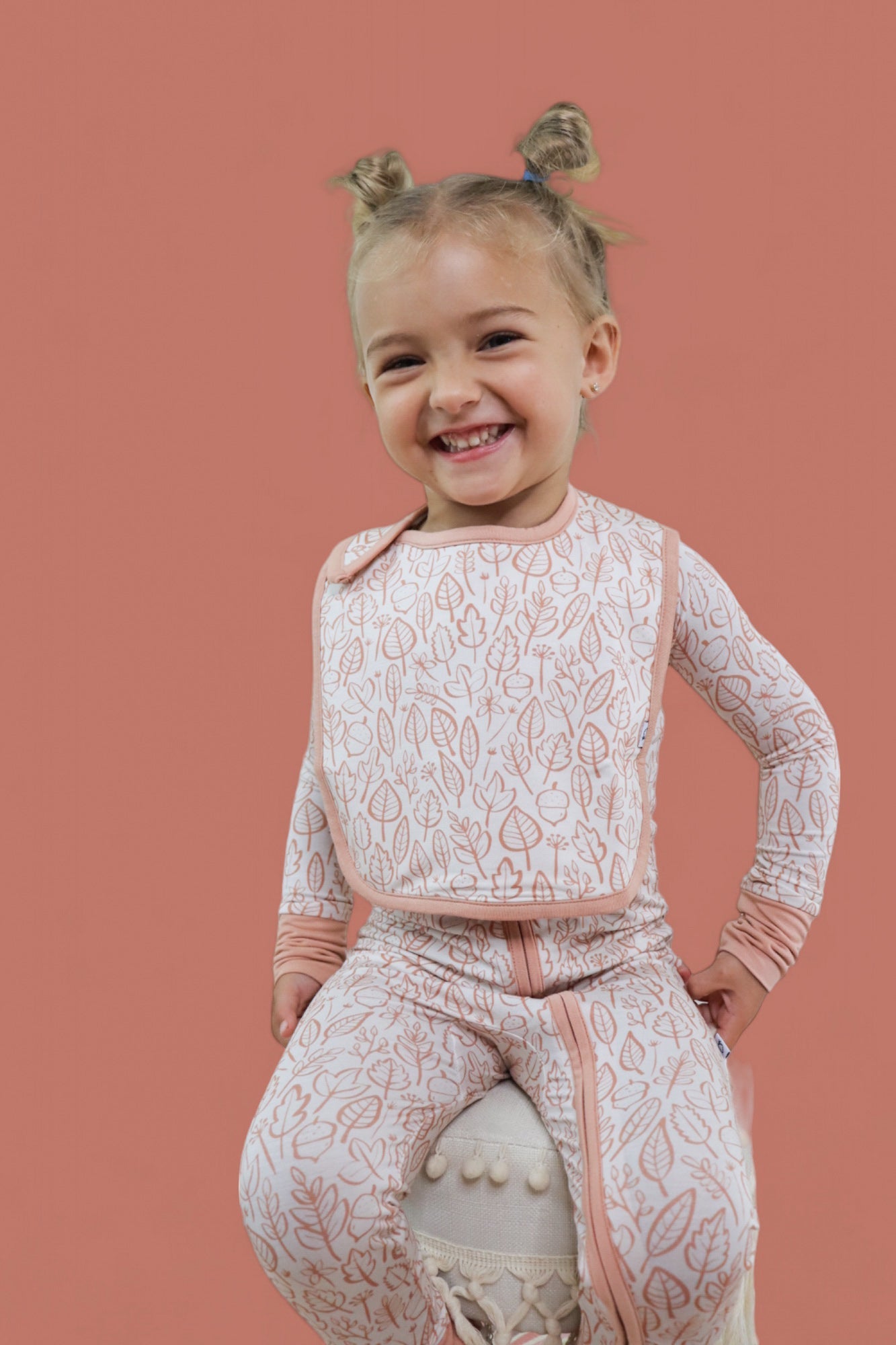 Autumn Leaves Dream Baby Bib