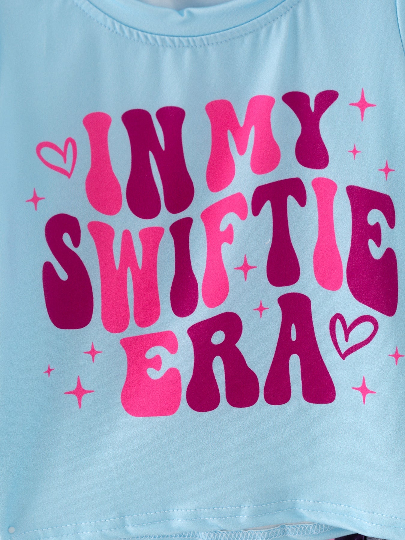 Ts Print Girls Milk Silk Blue Outfits