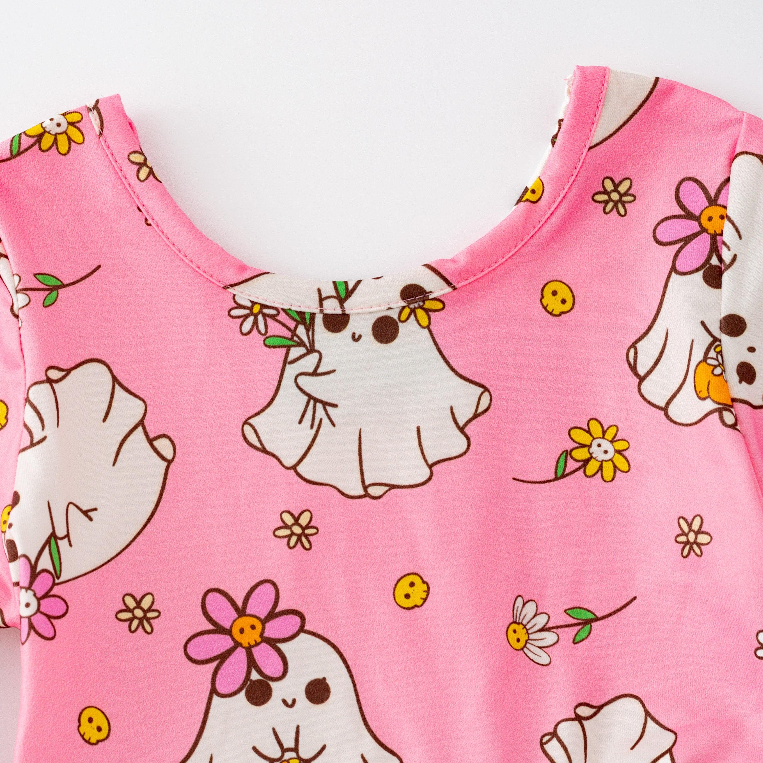 Halloween Pink Ghost Playwear Dress