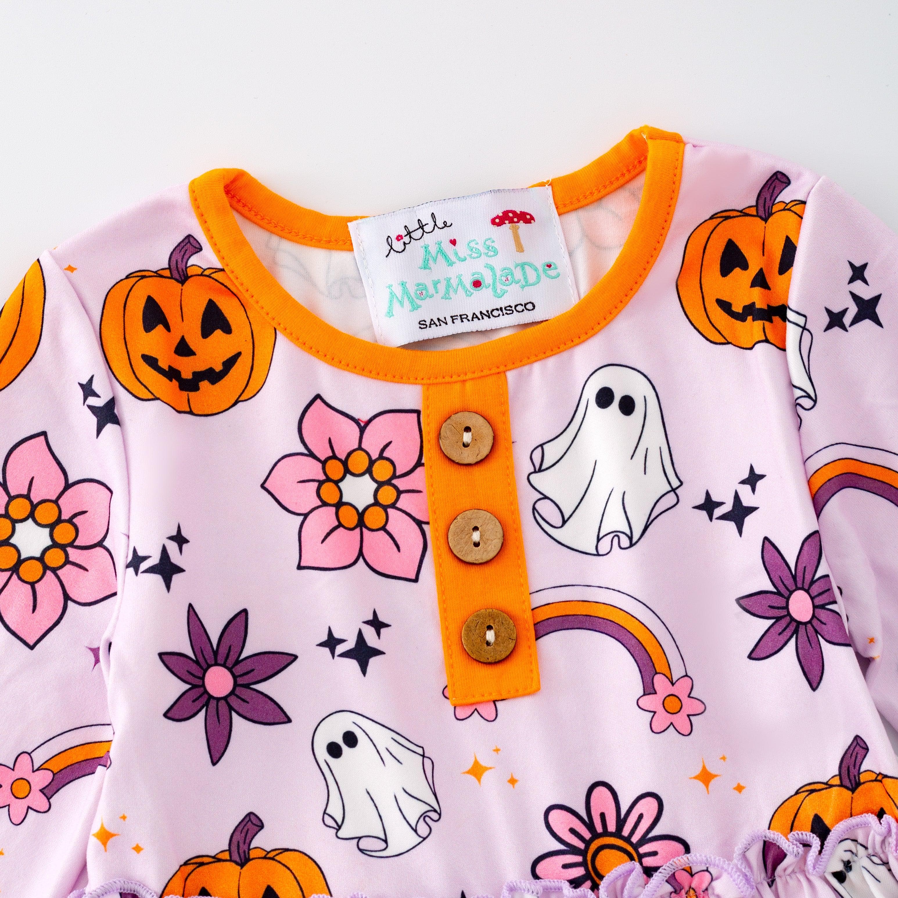 Halloween Rainbow Ghost Play Wear Dress