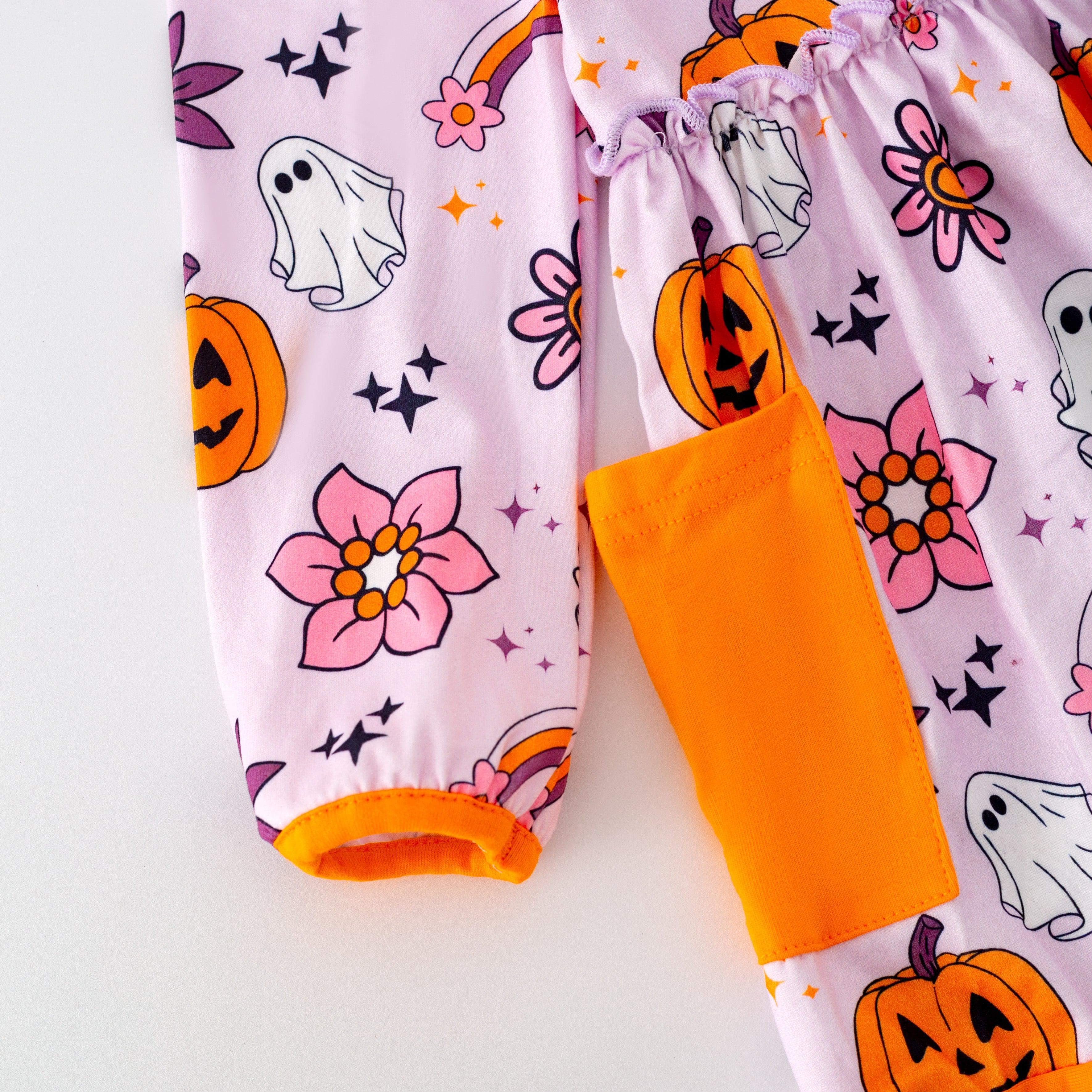 Halloween Rainbow Ghost Play Wear Dress