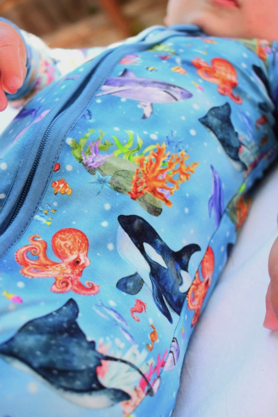 Sleepy Seas Convertible Footie