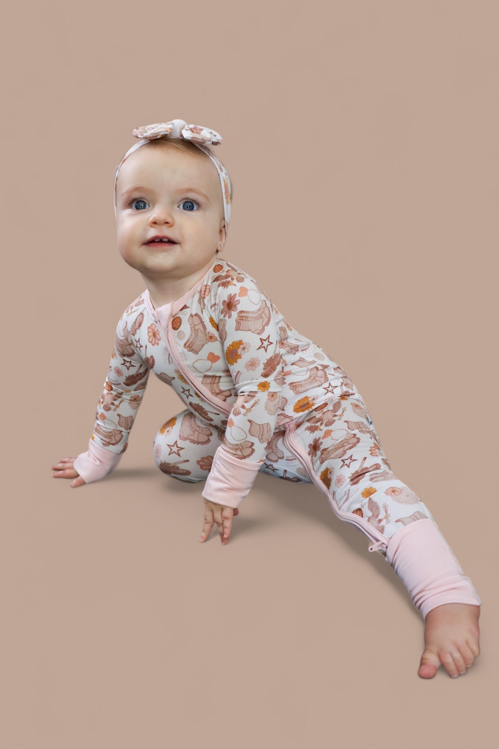 Flowers And Boots Dream Romper