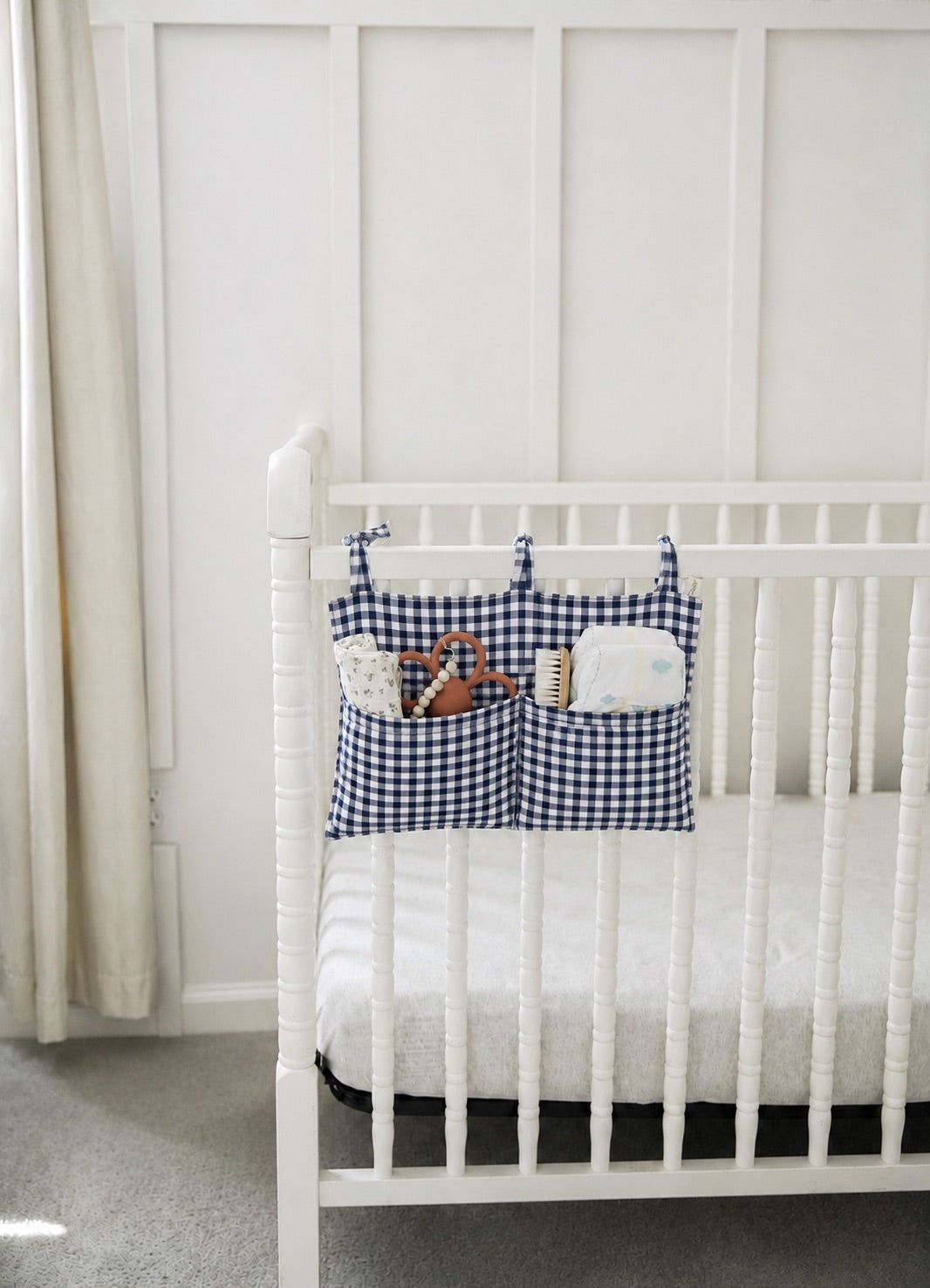Baby Crib Diaper Caddy Storage Organizer Nursery Room