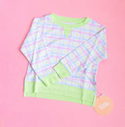 Spring Gingham Dream Pullover
