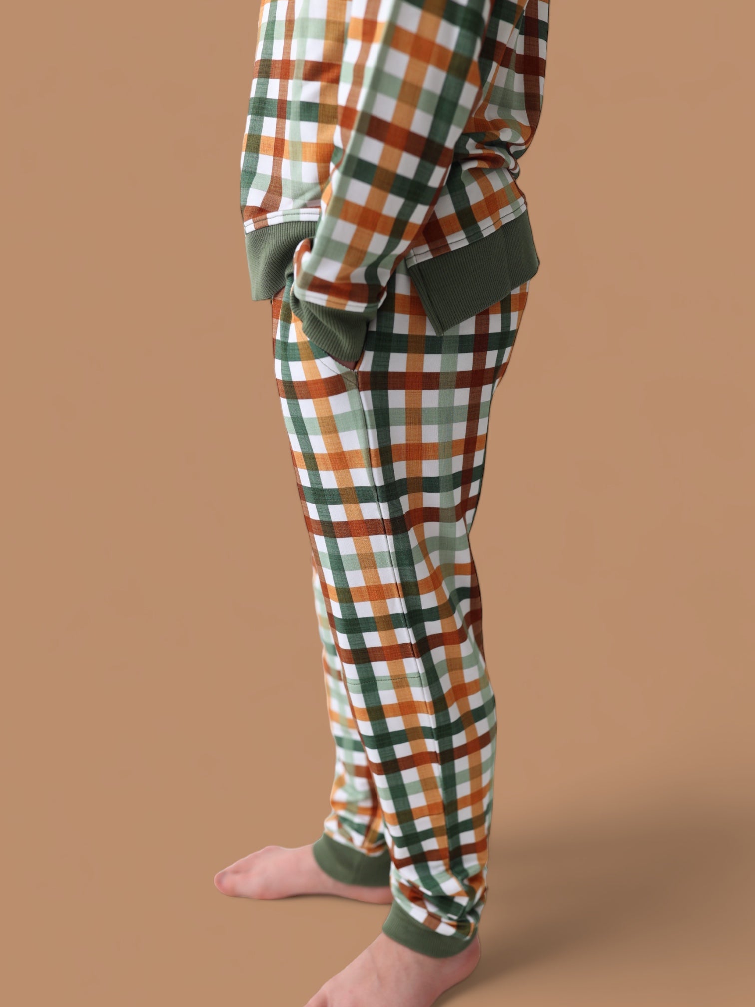 Autumn Plaid Dream Jogger