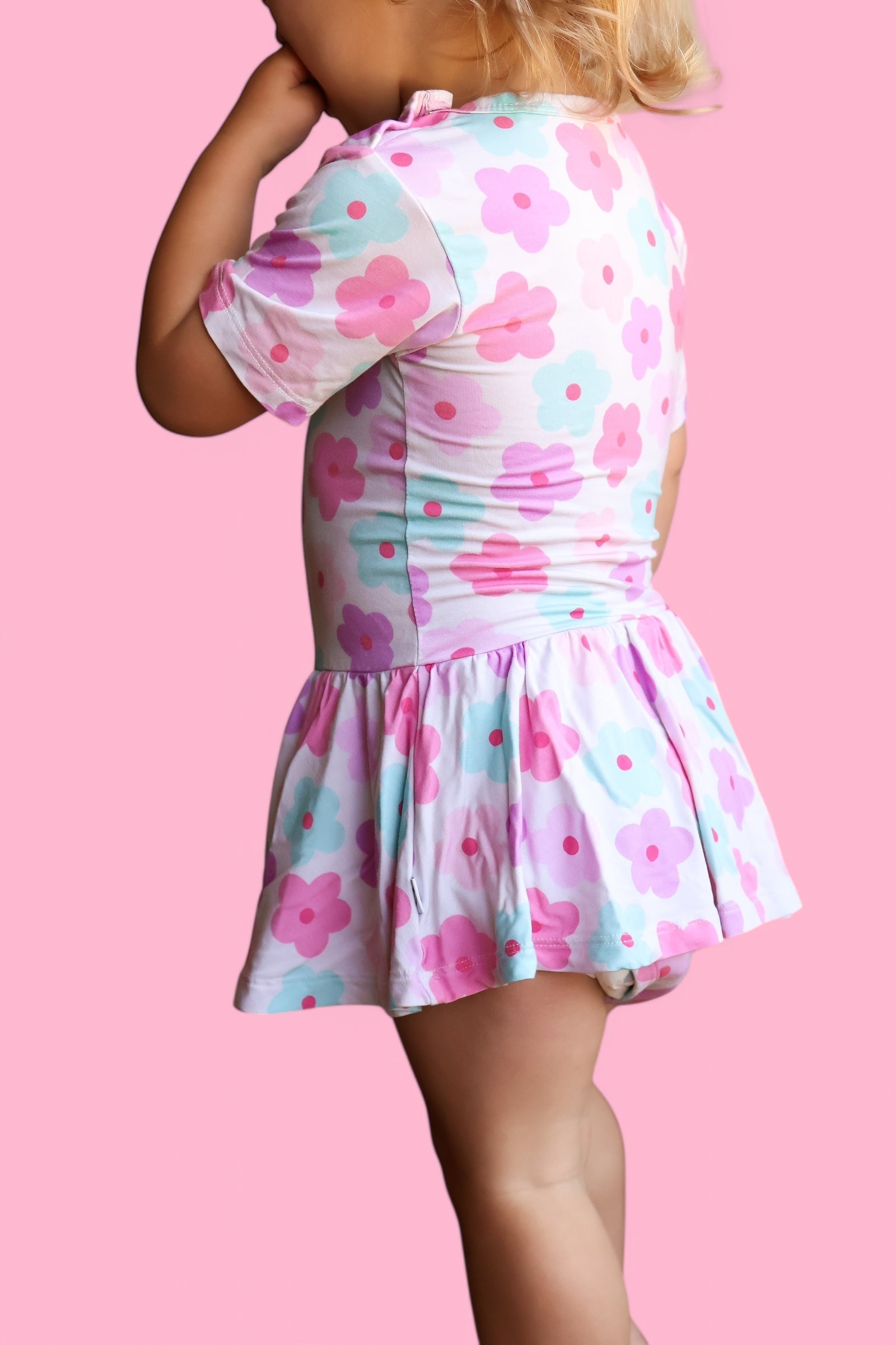 Violet Fields Dream Bodysuit Dress