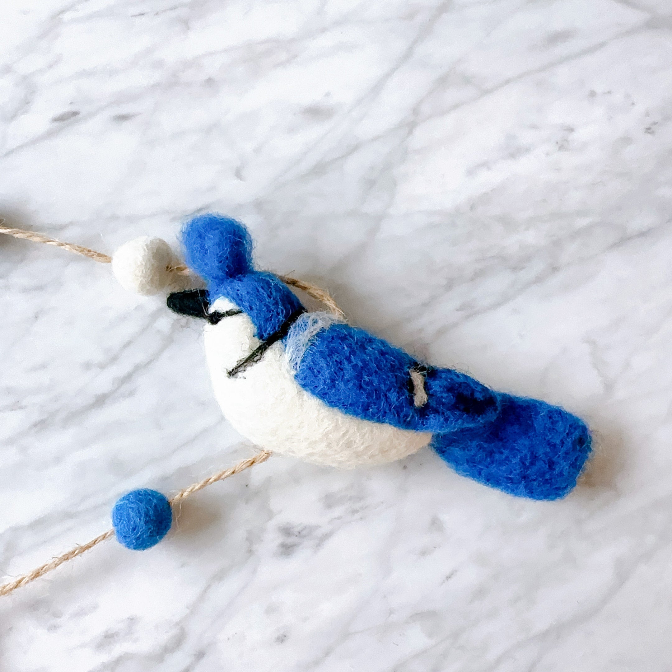 Felt Garland - Blue Jay