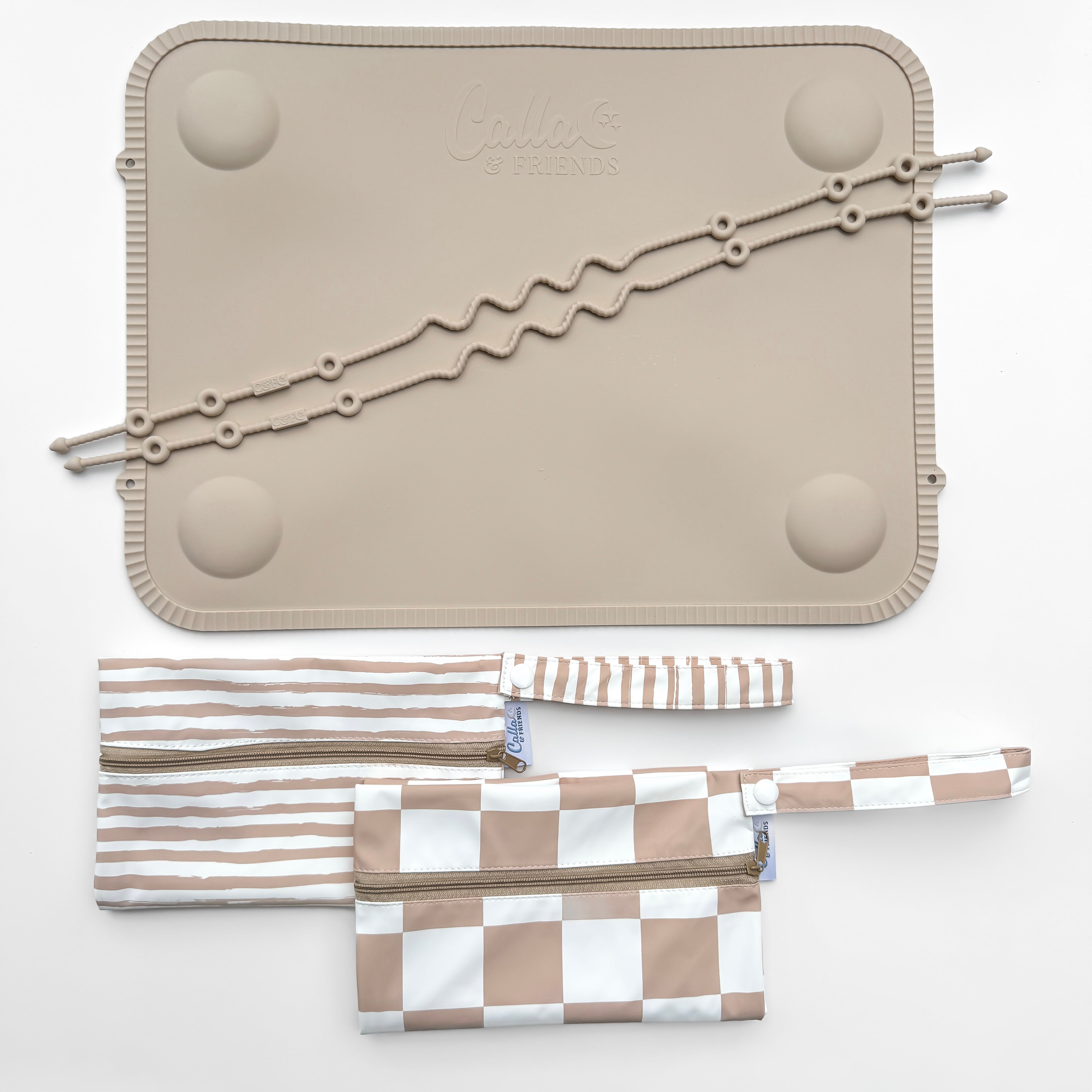The Tidy Traveler - Solid Placemat Set