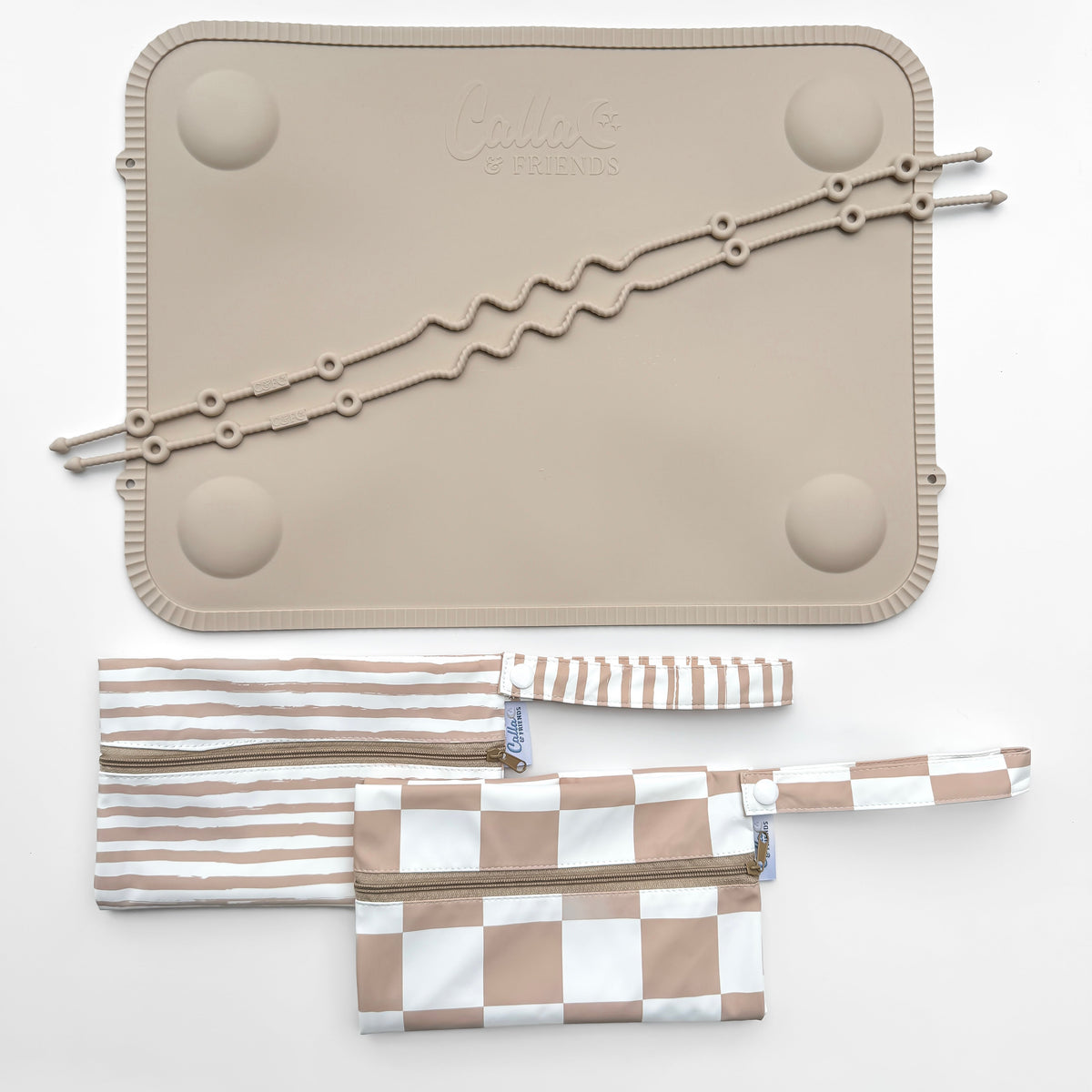The Tidy Traveler - Solid Placemat Set