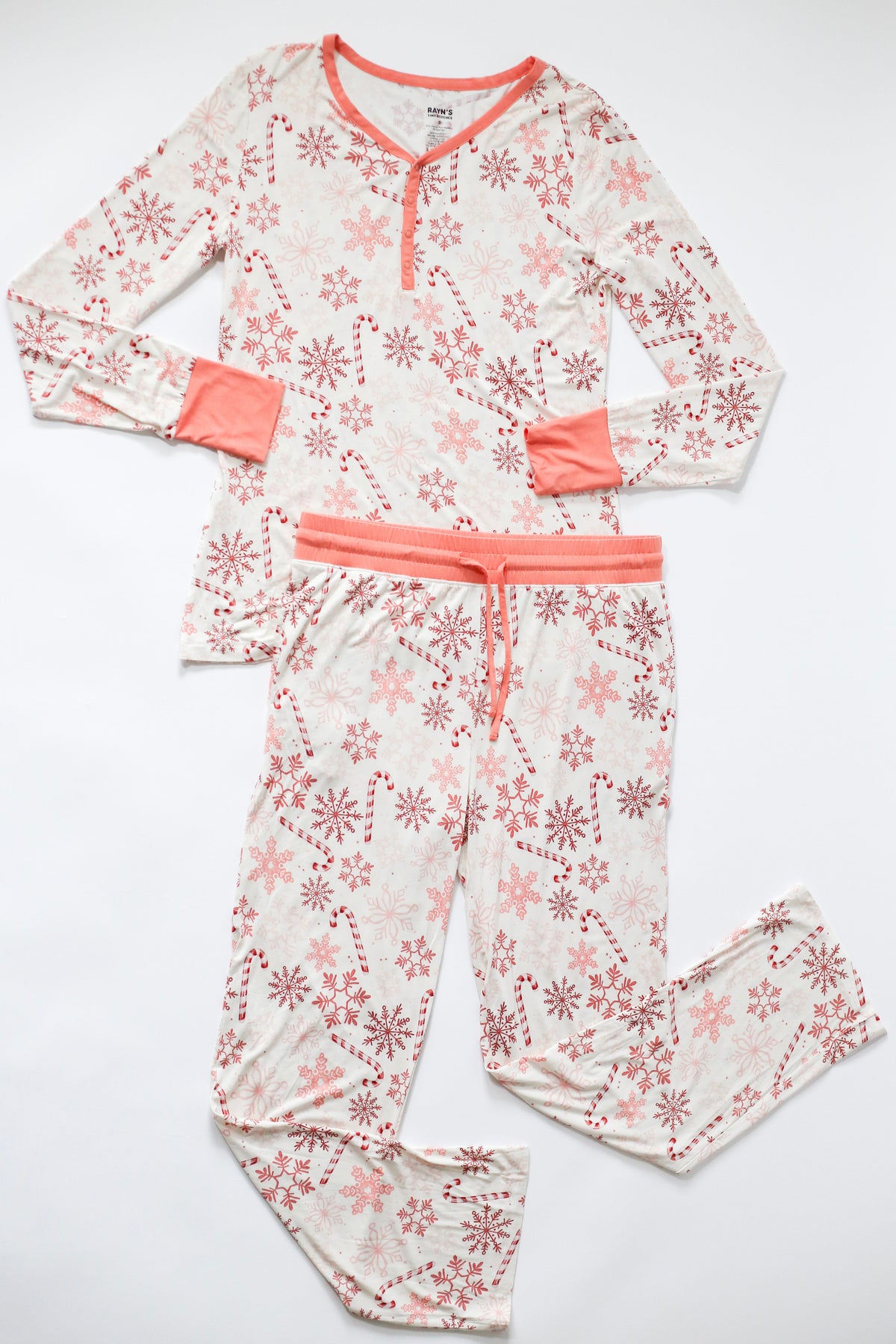 My First Candy Cane: Women's Pajamas: 2 Piece Bamboo Pajamas