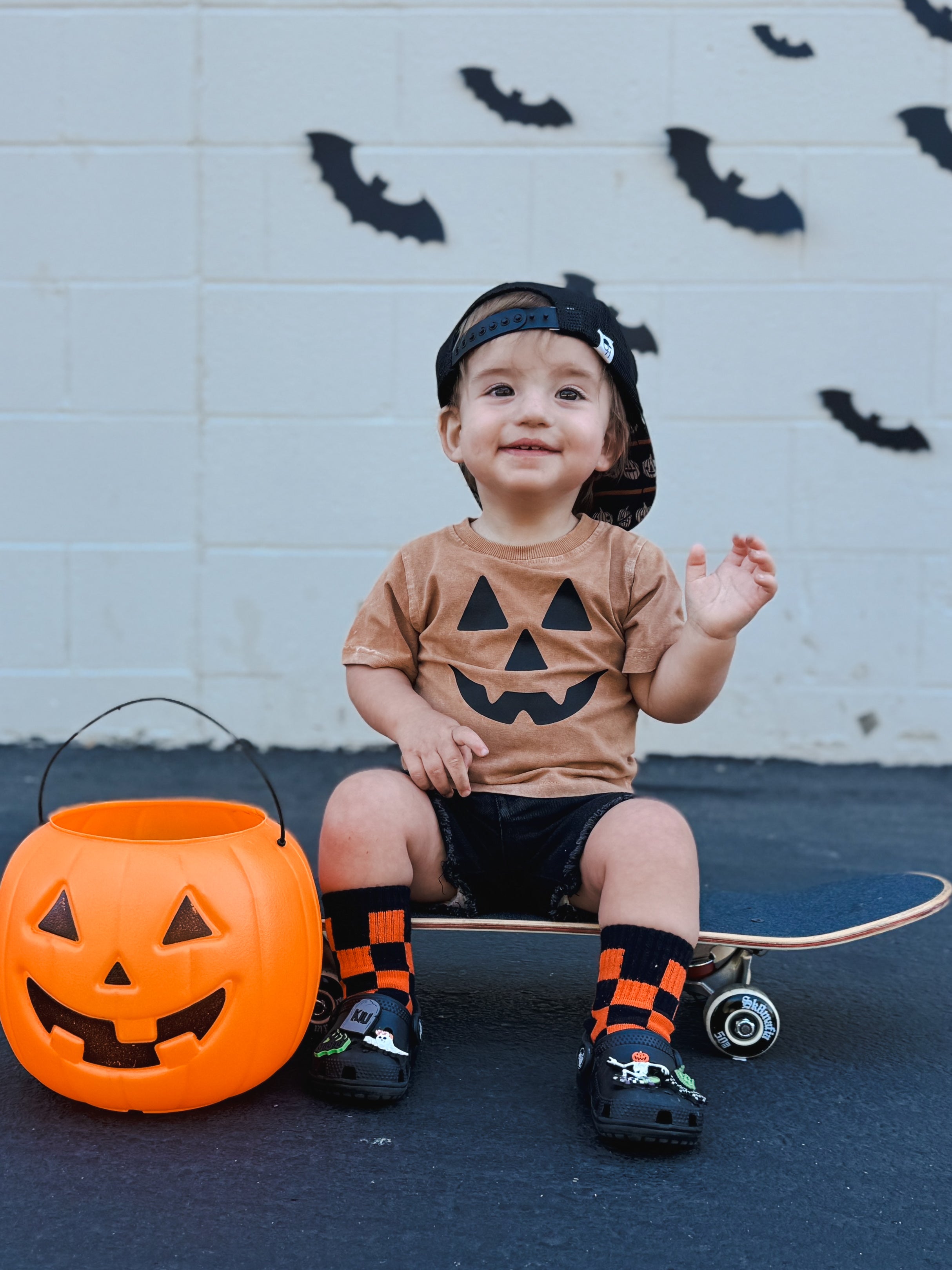 Orange And Black Check