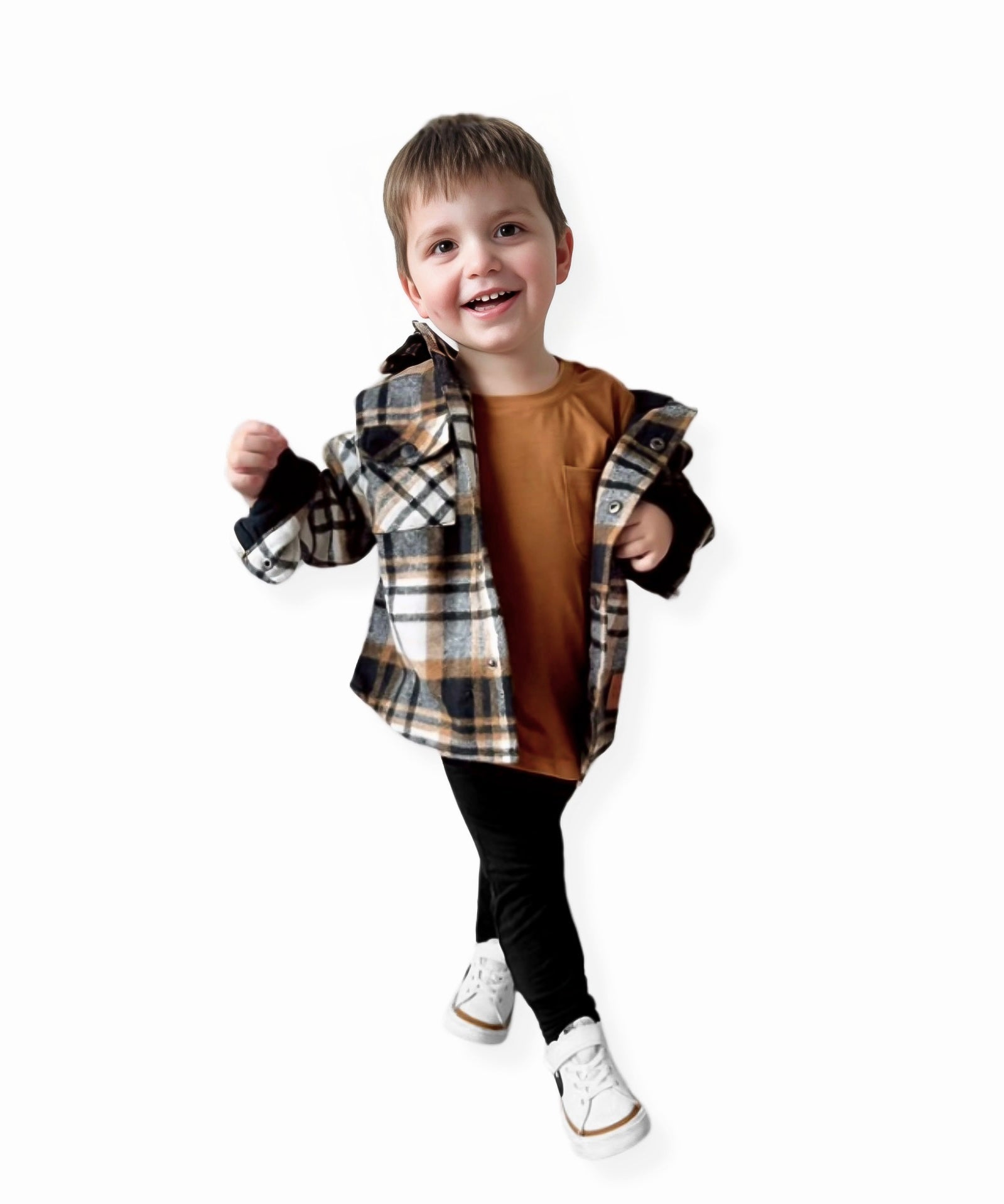 Bamboo Pocket Tee - Caramel